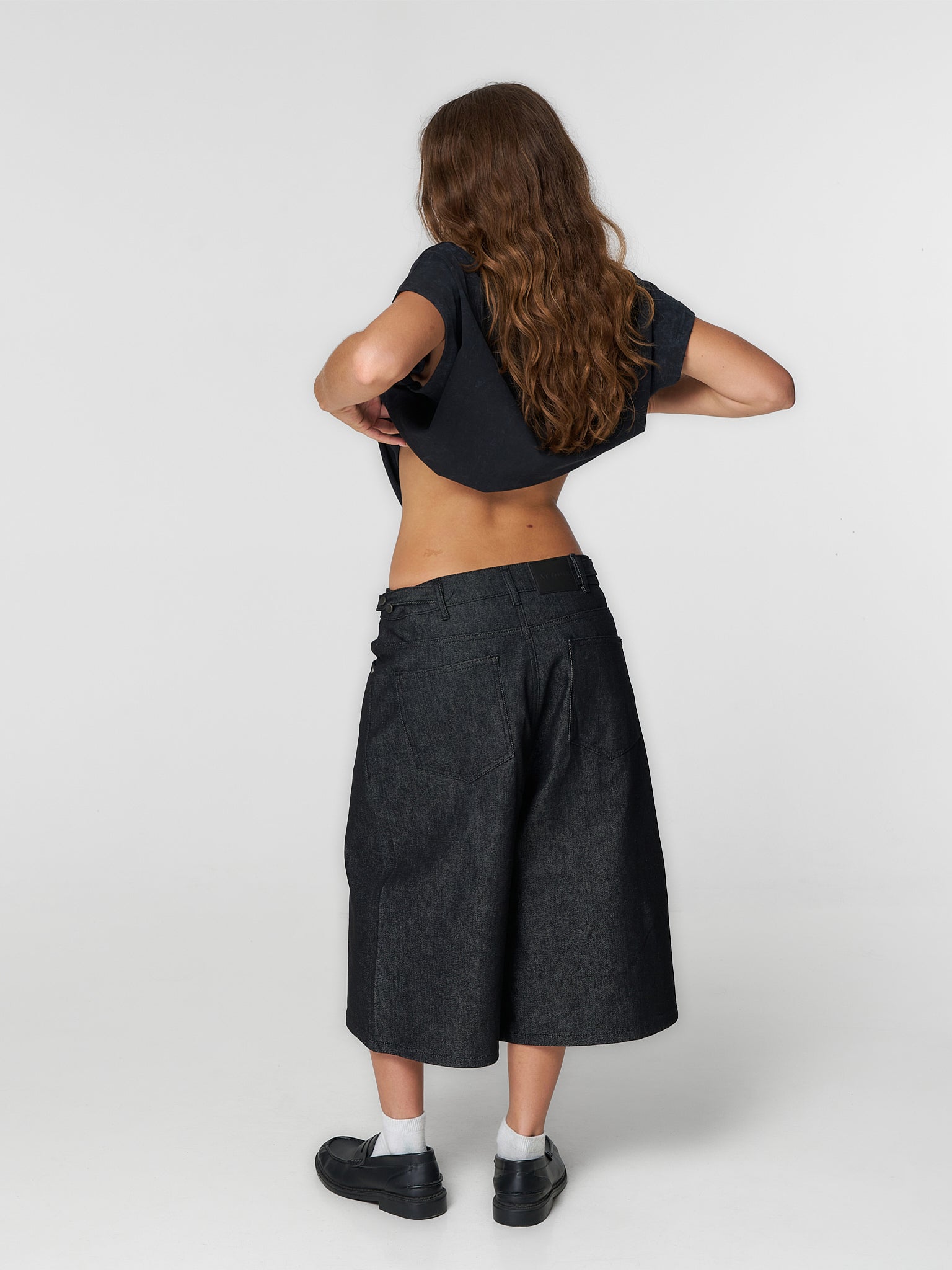 Cut Off T-Shirt Washed Black