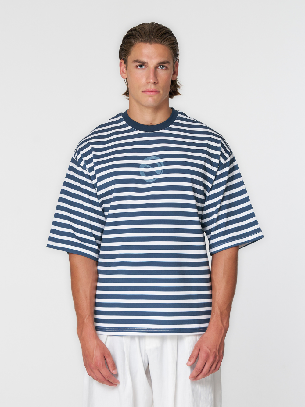 Striped T-Shirt Navy/White