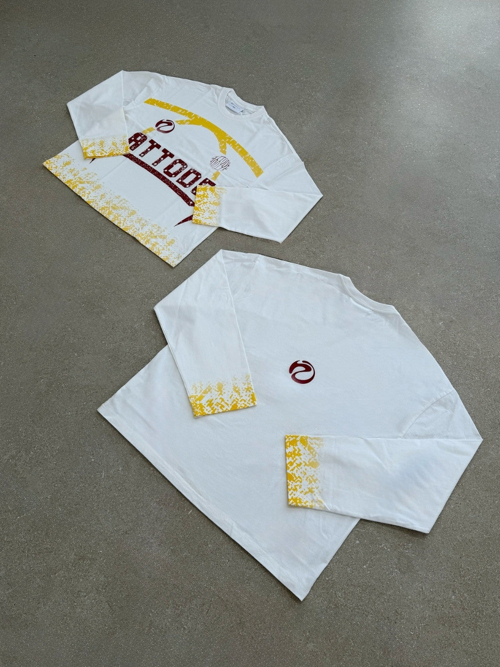 Gradient Long Sleeve White