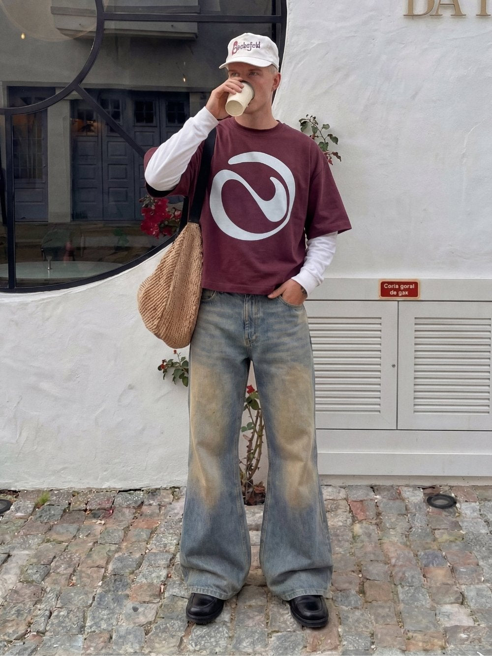 Logo T-shirt Burgundy