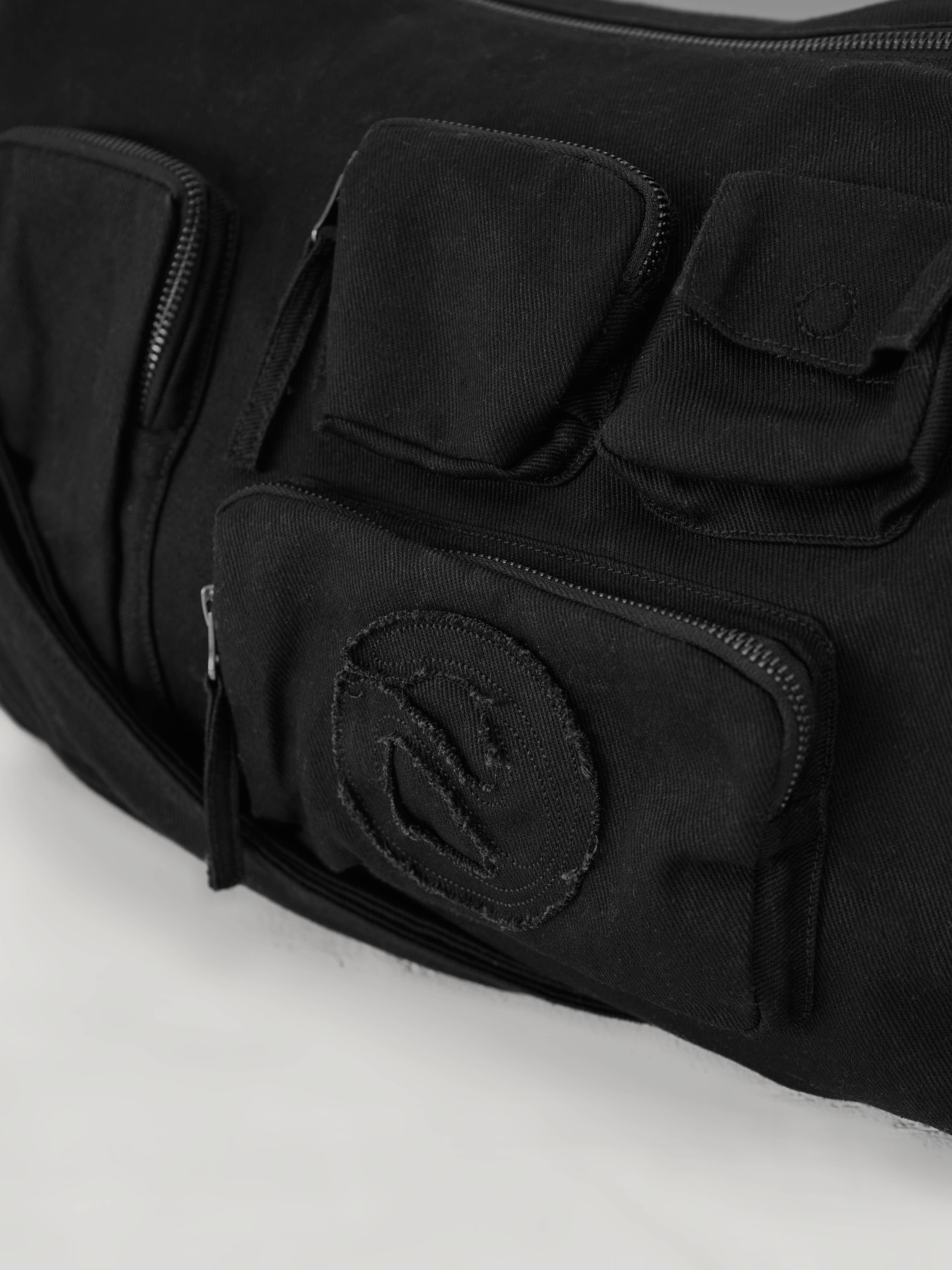 Multipocket Sling Bag Black