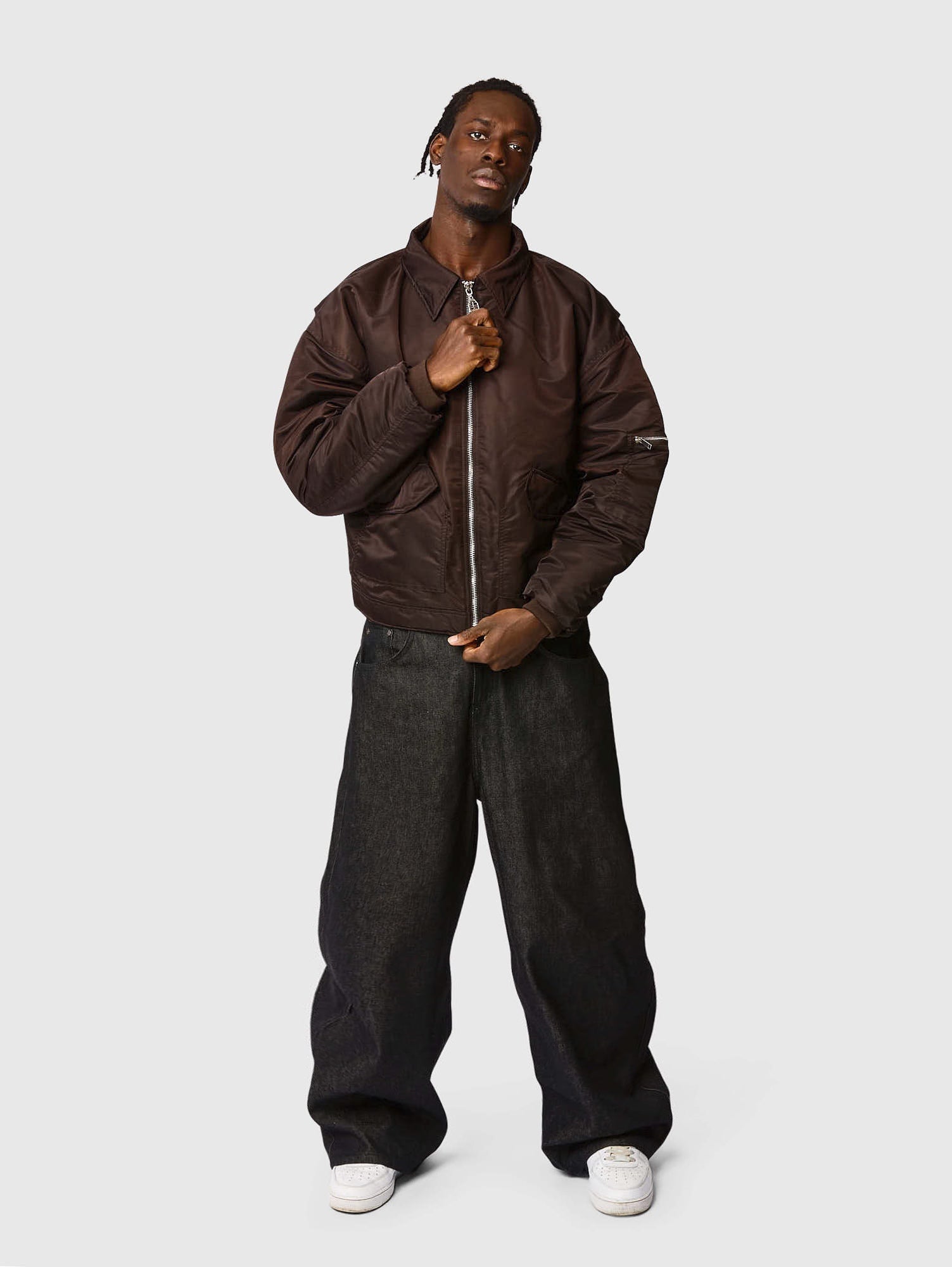 Bomber Jacket Brown - ATTODE