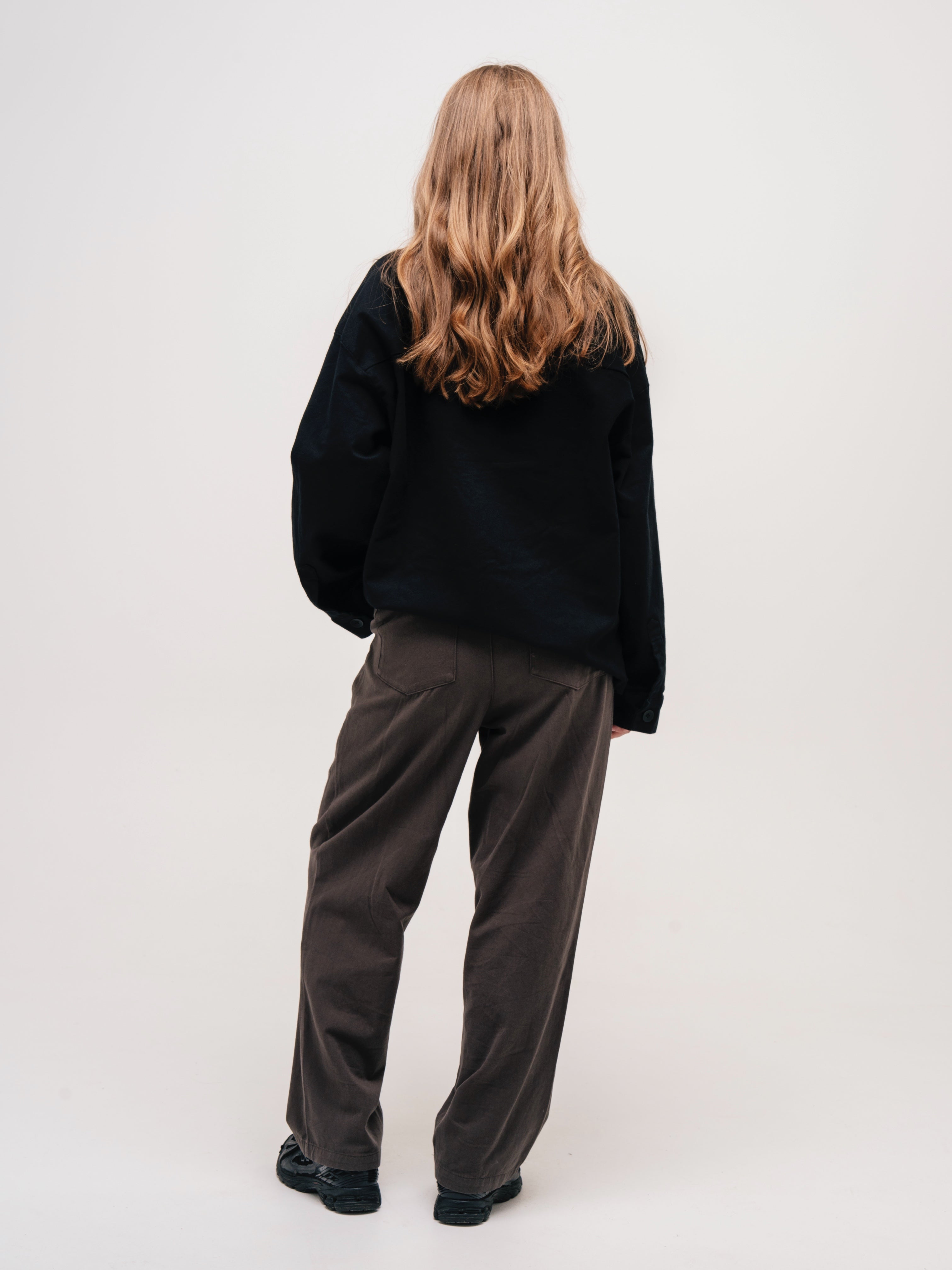 BOXY OVERSHIRT BLACK - ATTODE