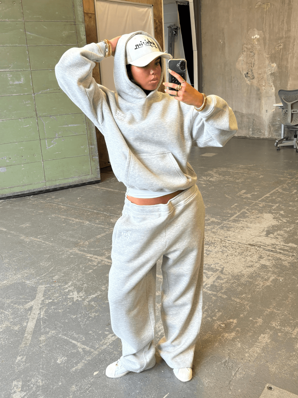 Fluff Hoodie Grey Marl - ATTODE