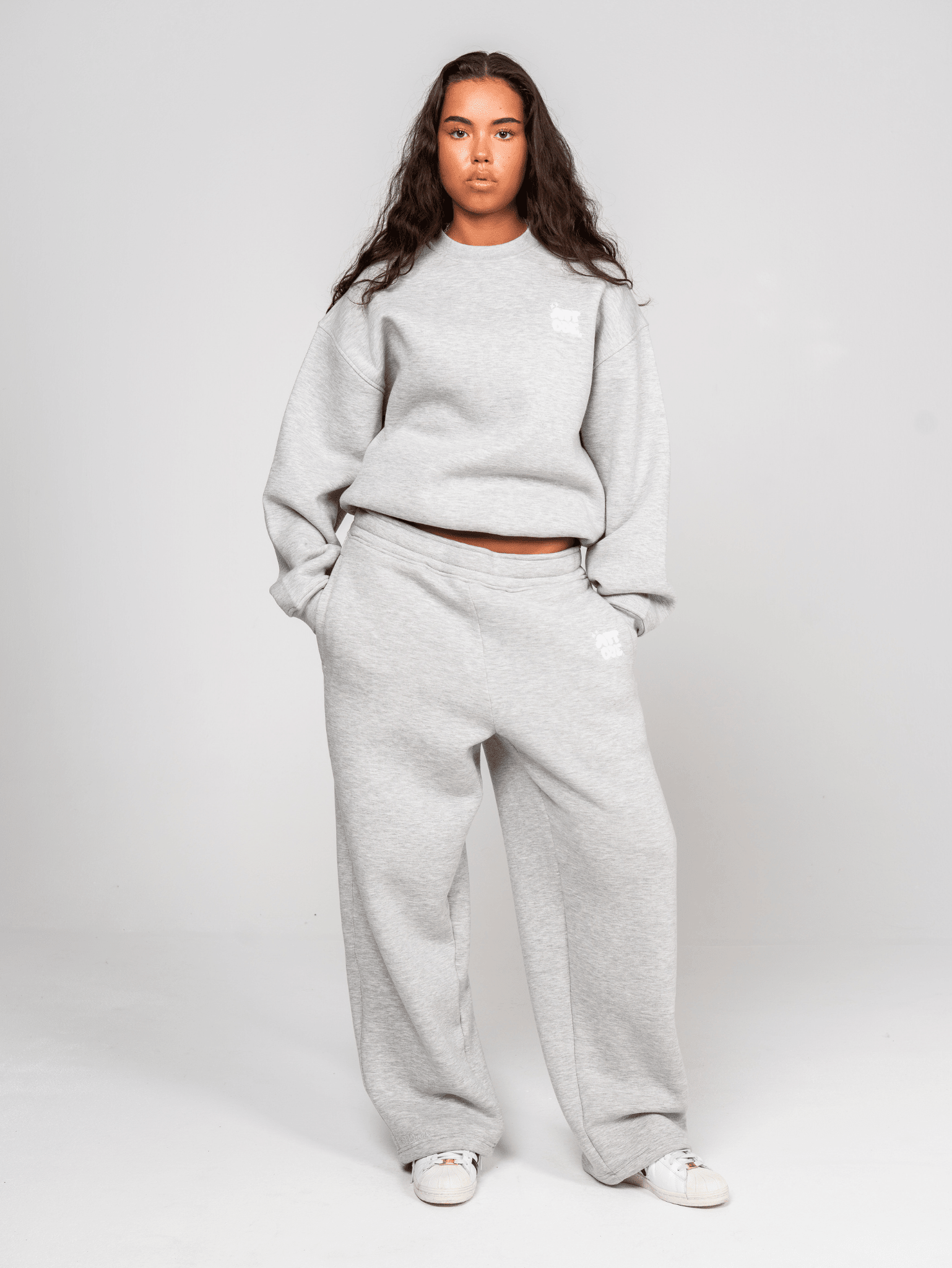 Fluff Sweatshirt Grey Marl - ATTODE