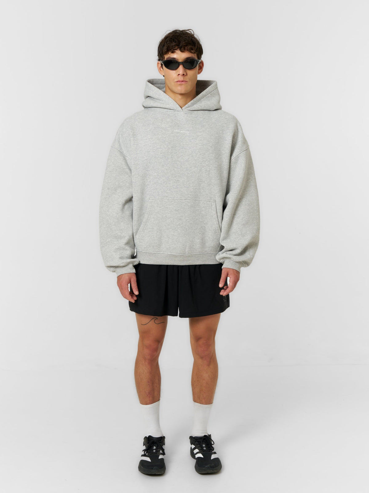 FP Logo Hoodie Grey Marl - ATTODE