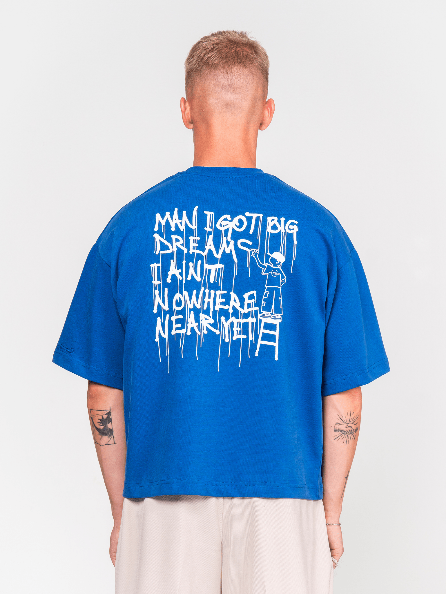 Grafitti T-shirt Blue - ATTODE