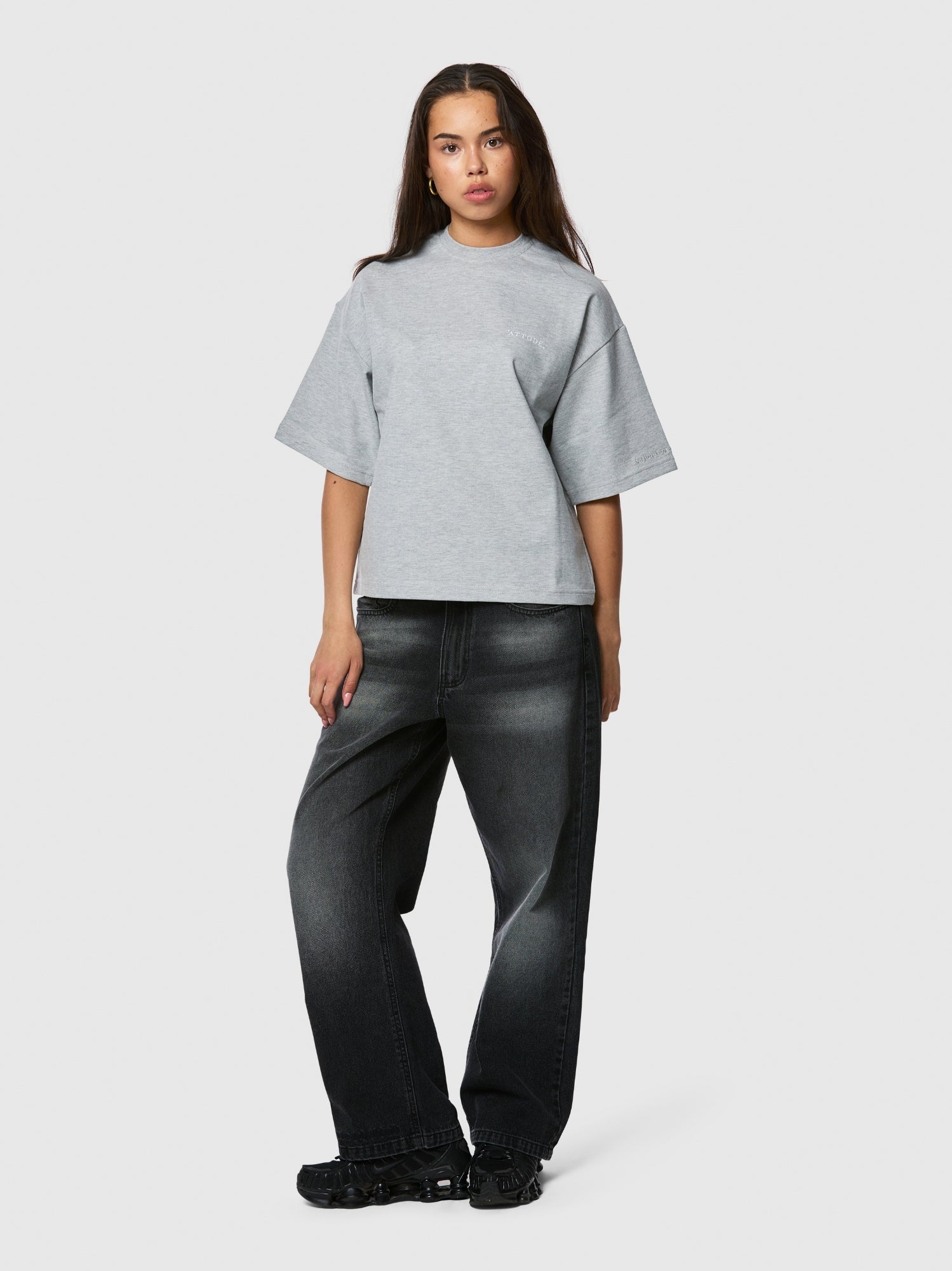 Hearts Chief T-shirt Grey Marl - ATTODE