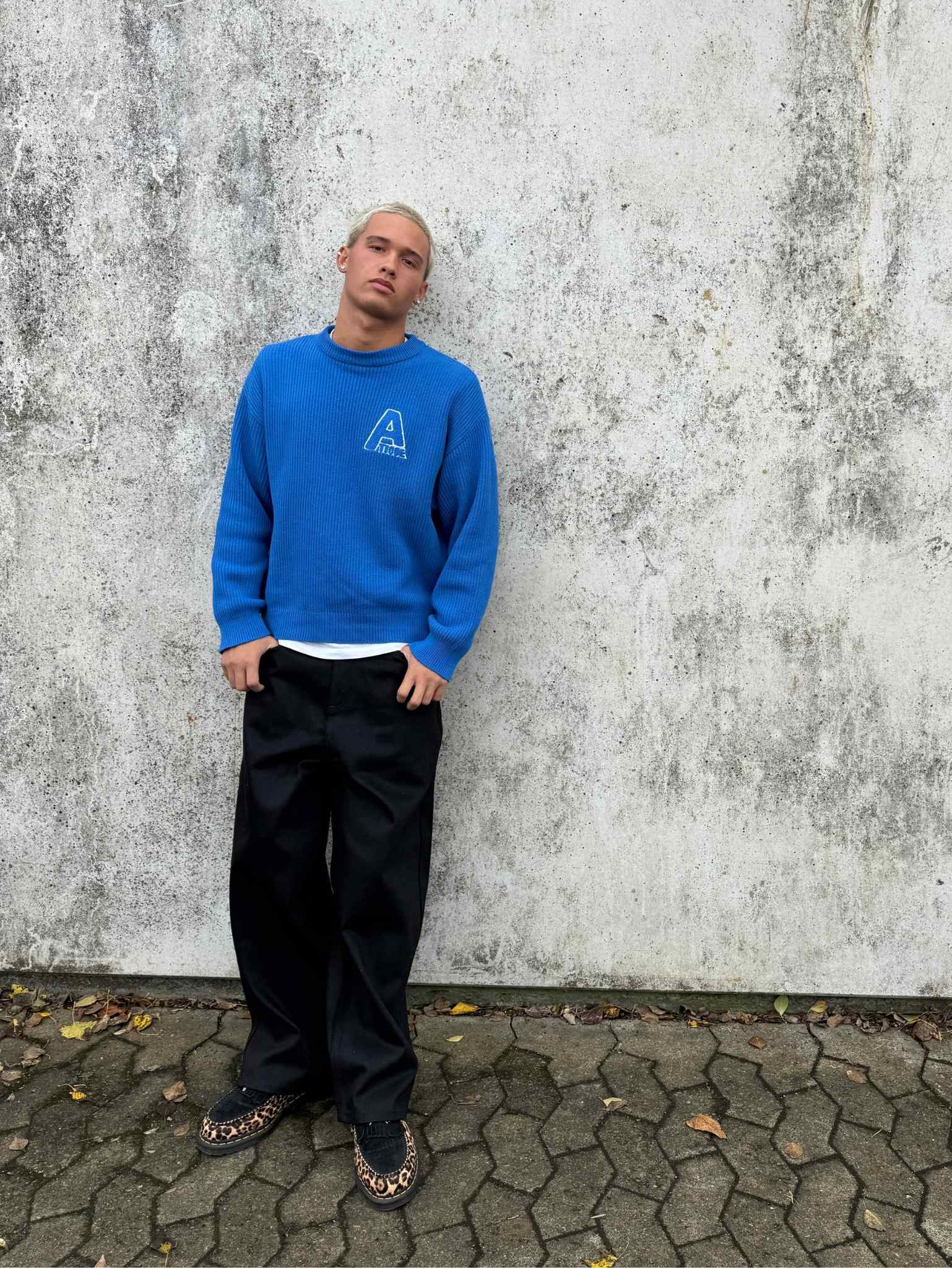 Knit Jumper Light Blue - ATTODE