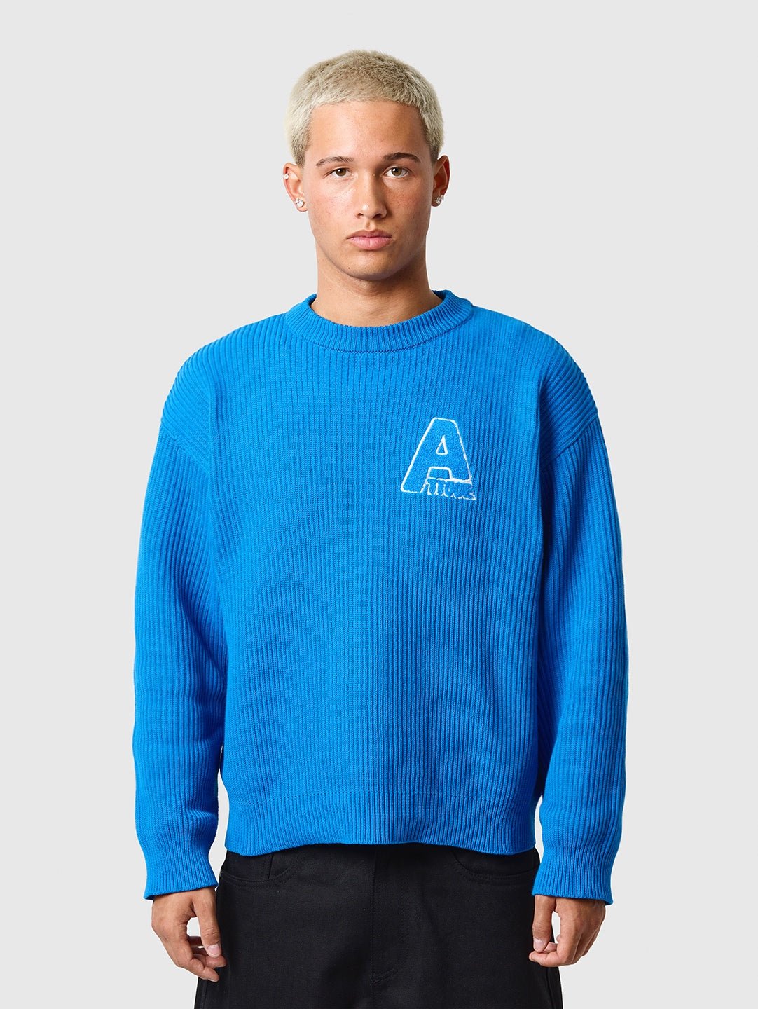 Knit Jumper Light Blue - ATTODE