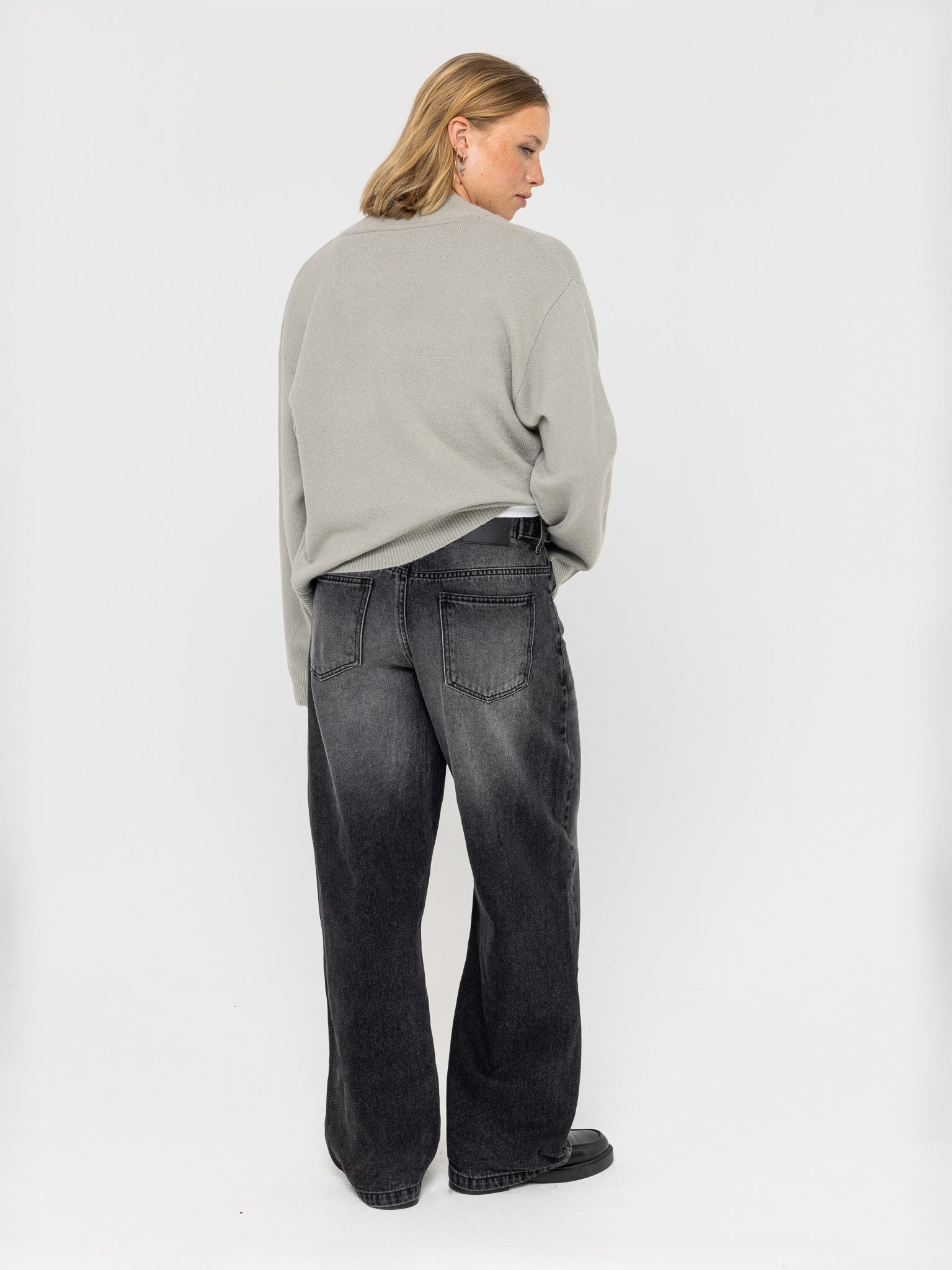 Knitted Cardigan Grey - ATTODE