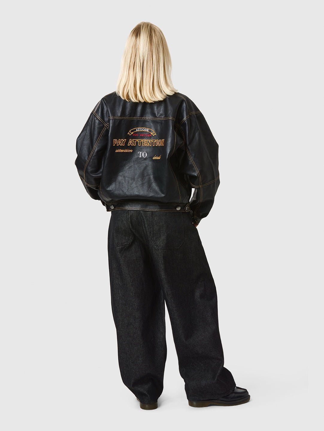 Leather Jacket Black - ATTODE