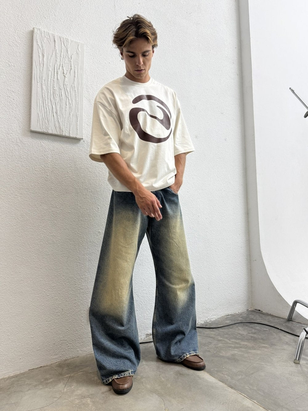 Logo T-shirt Off White - ATTODE