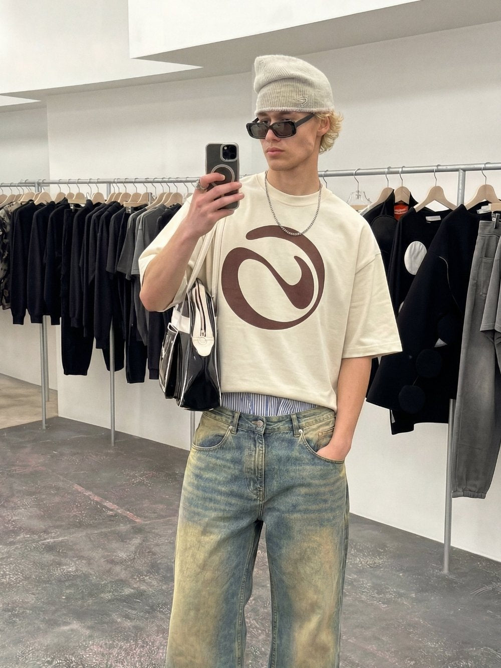 Logo T-shirt Off White - ATTODE