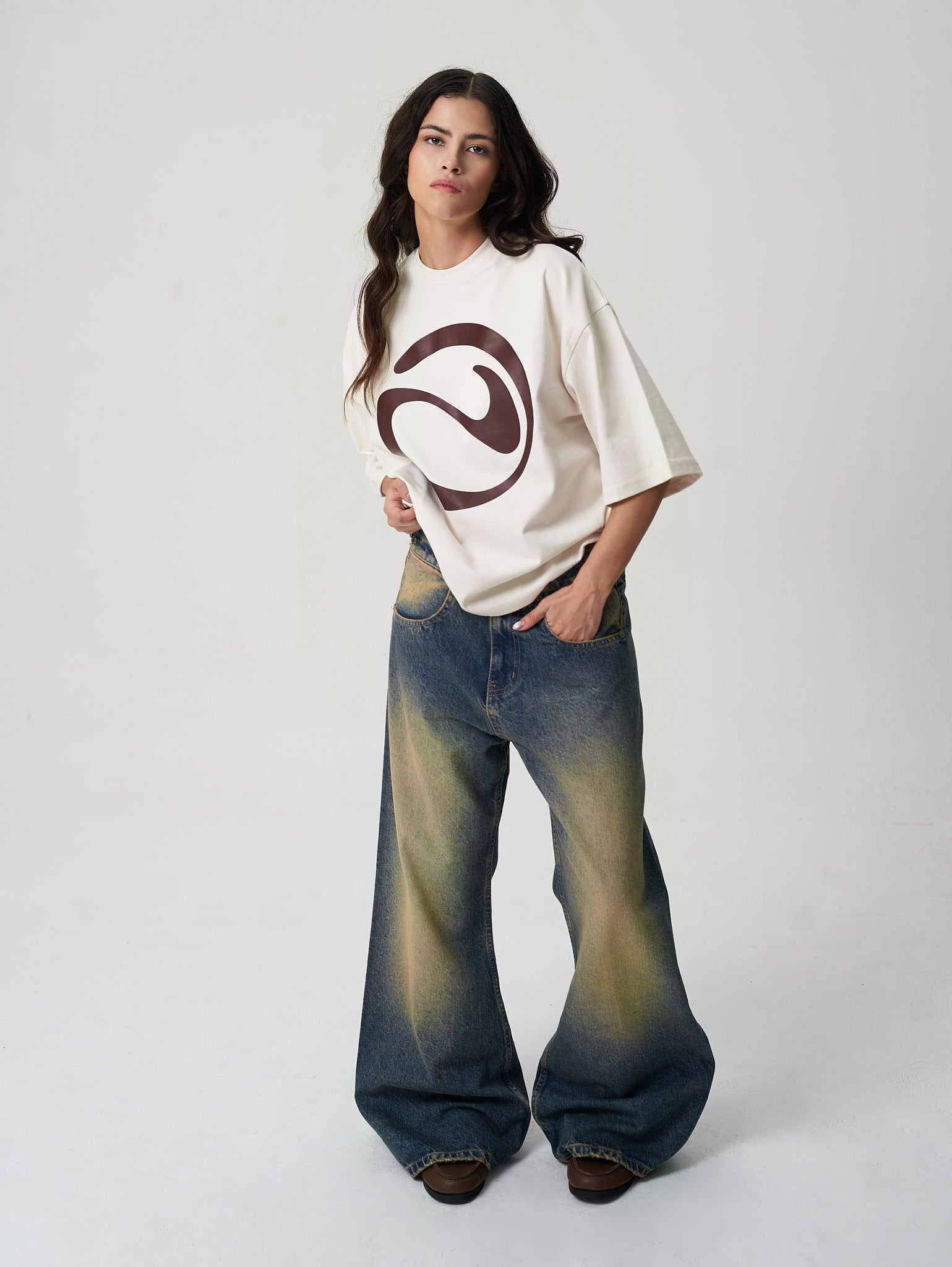 Logo T-shirt Off White - ATTODE