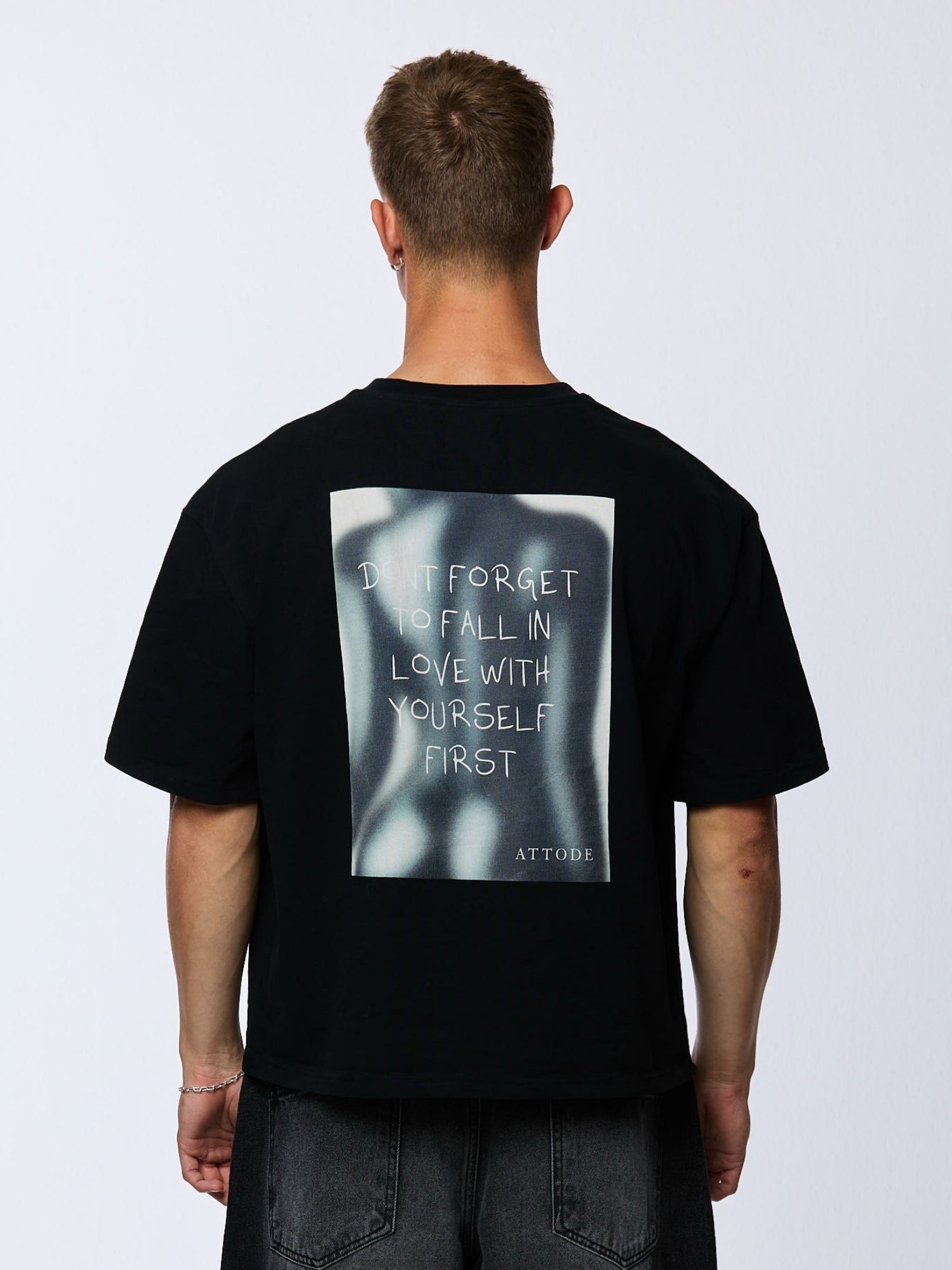 Love Yourself T-shirt Black - ATTODE