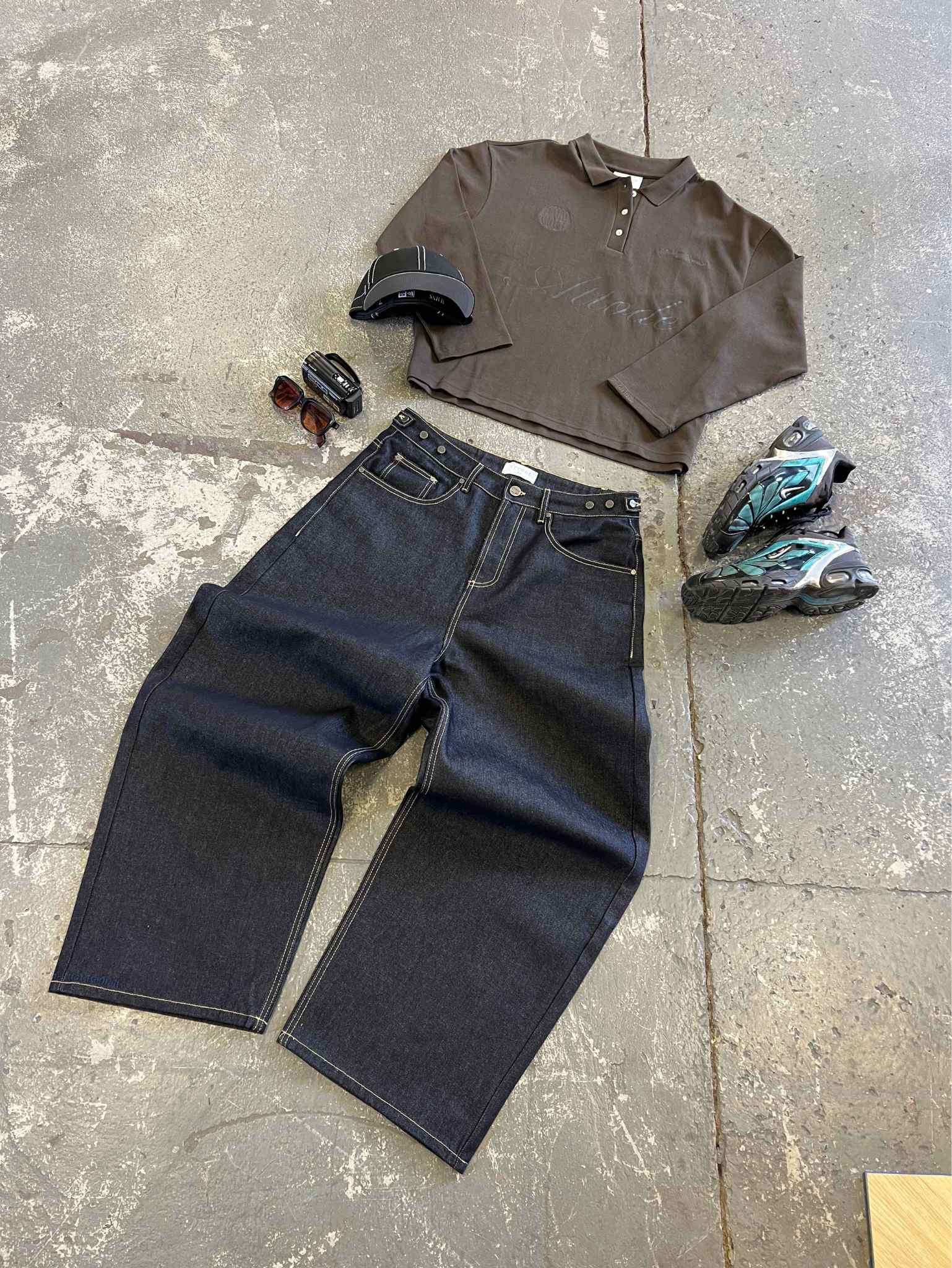 LS Polo Shirt Brown - ATTODE