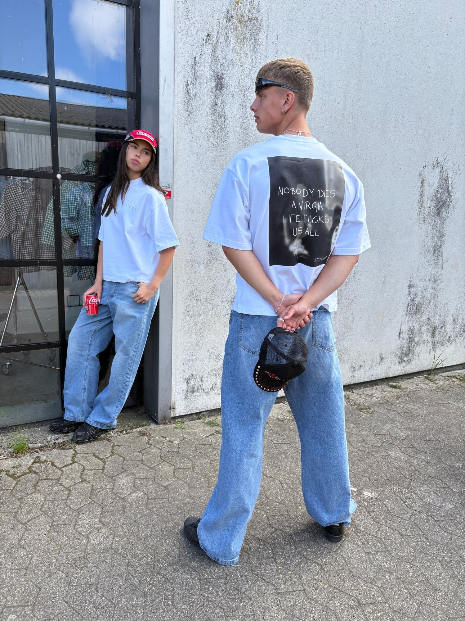 Nobody Dies T-shirt White - ATTODE