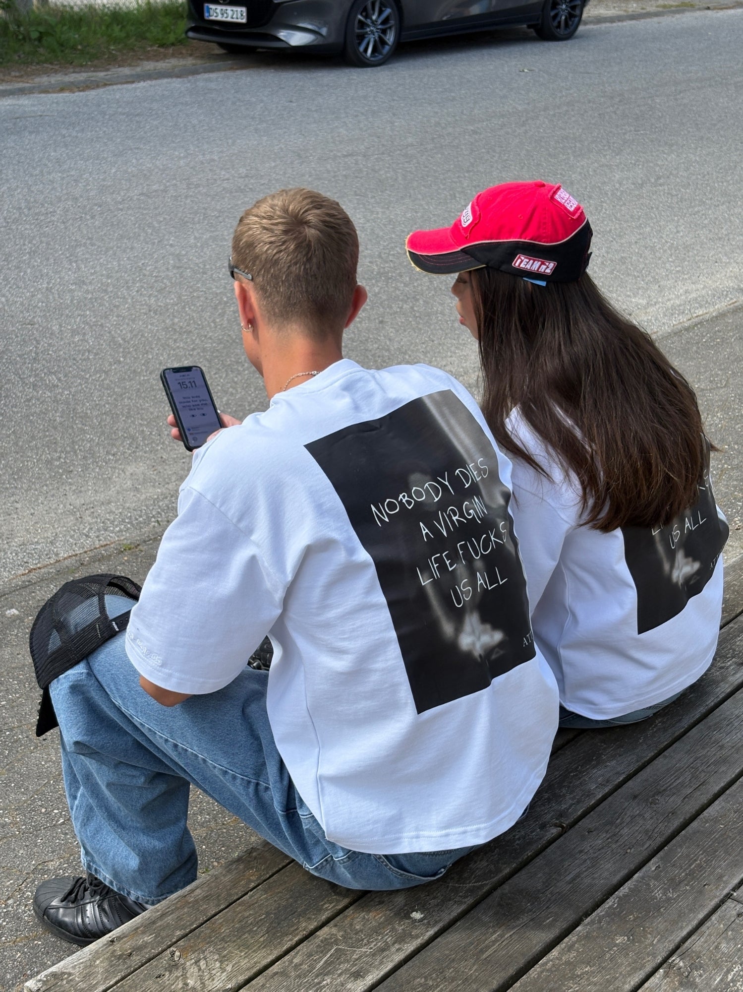 Nobody Dies T-shirt White - ATTODE