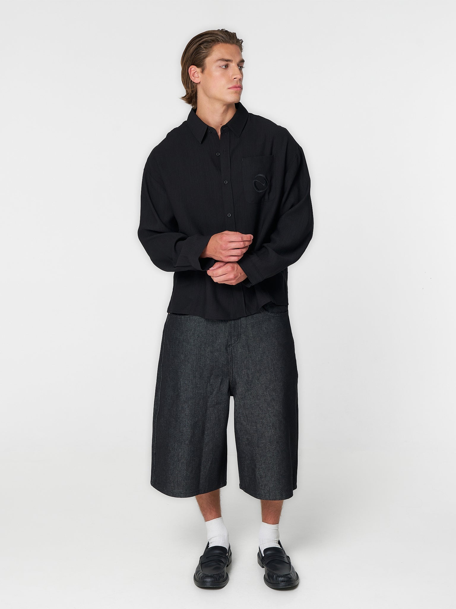 Nomad Shirt Black - ATTODE