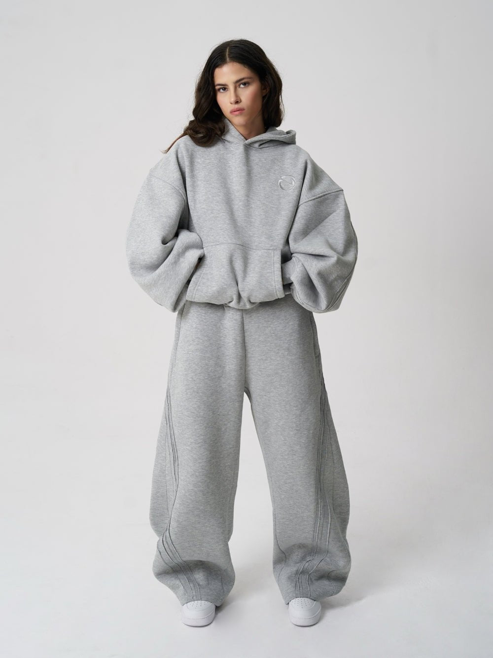 Rail Hoodie Grey Marl - ATTODE