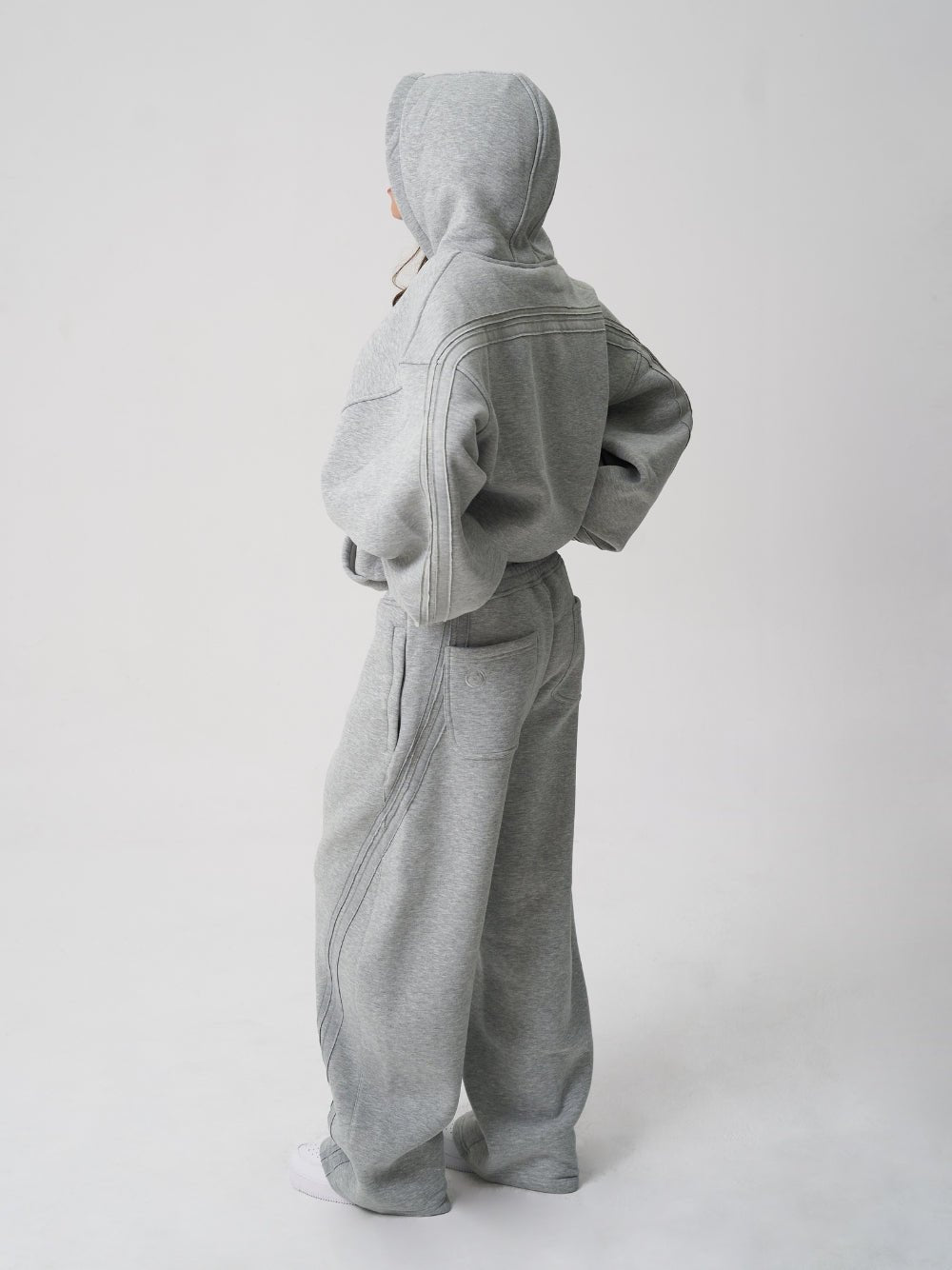 Rail Hoodie Grey Marl - ATTODE