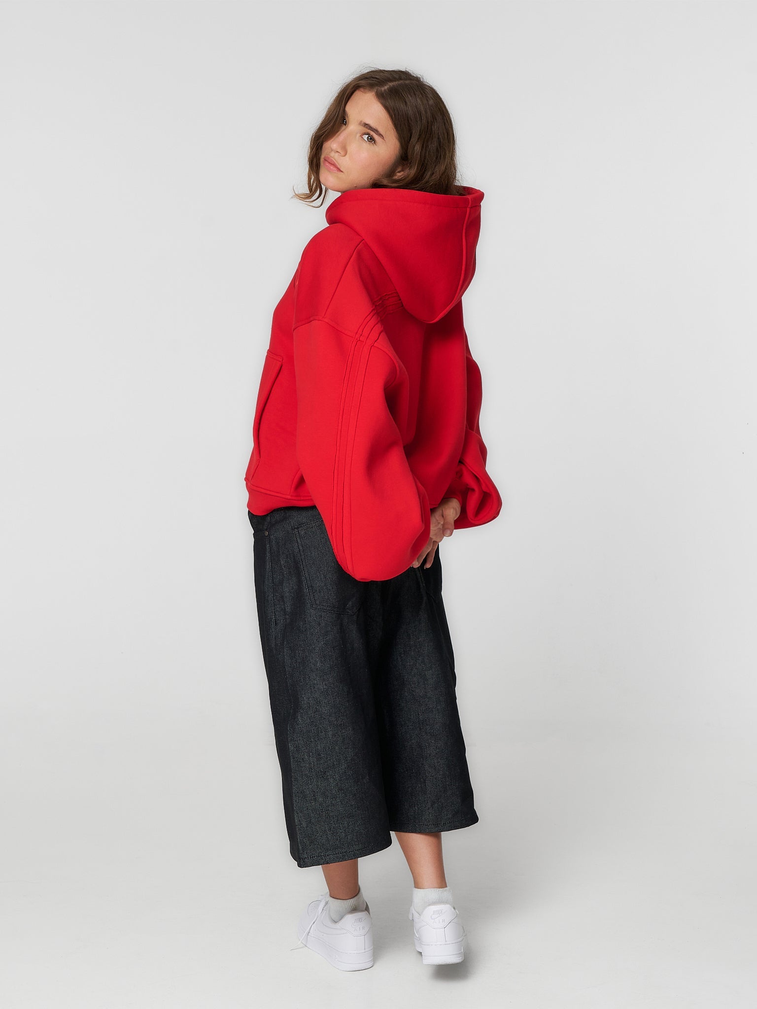 Rail Zip Hoodie Red - ATTODE