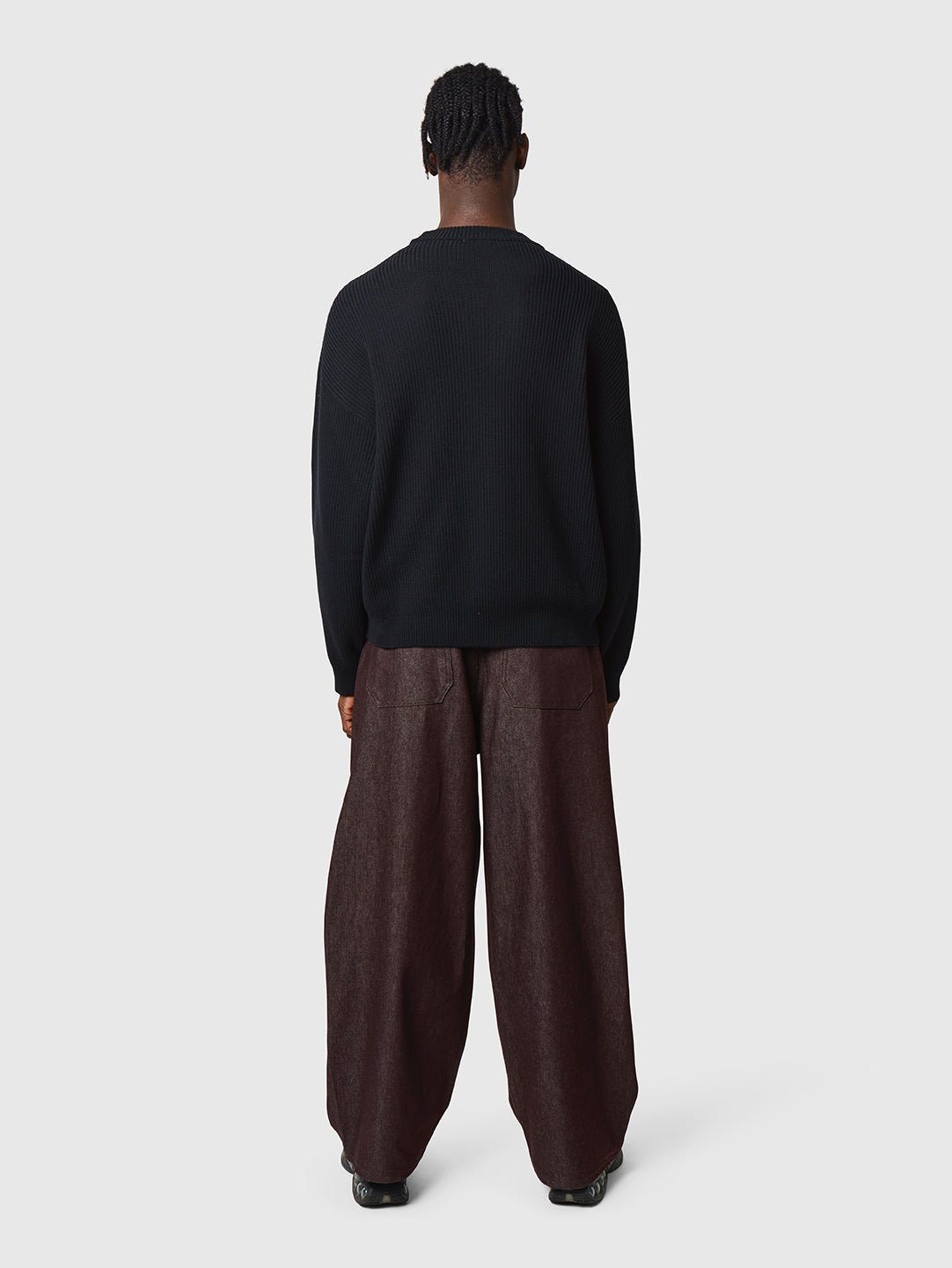 Raw Denim Jeans Mahogany Brown - ATTODE