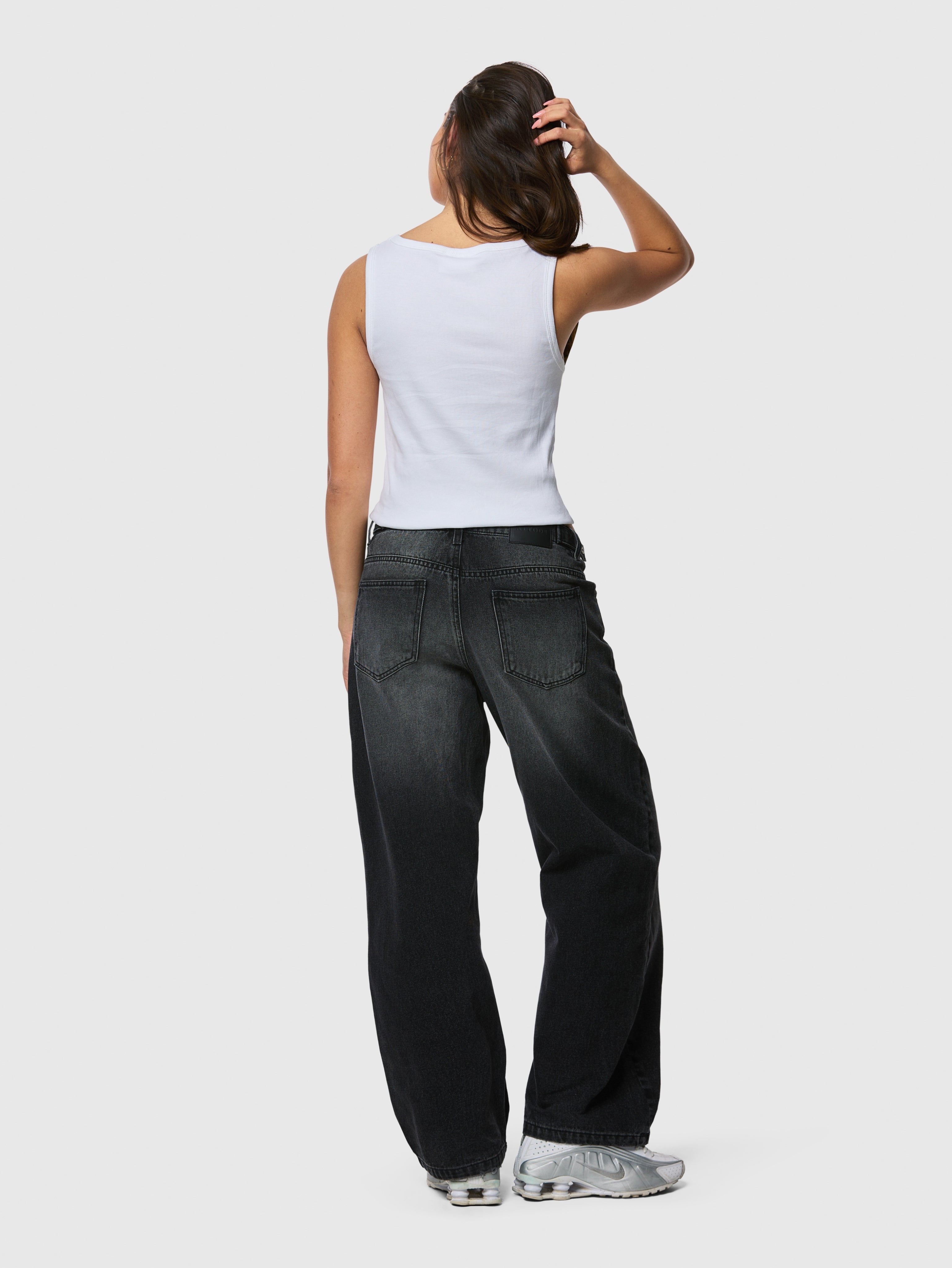 Ribbed Tank Top White - ATTODE