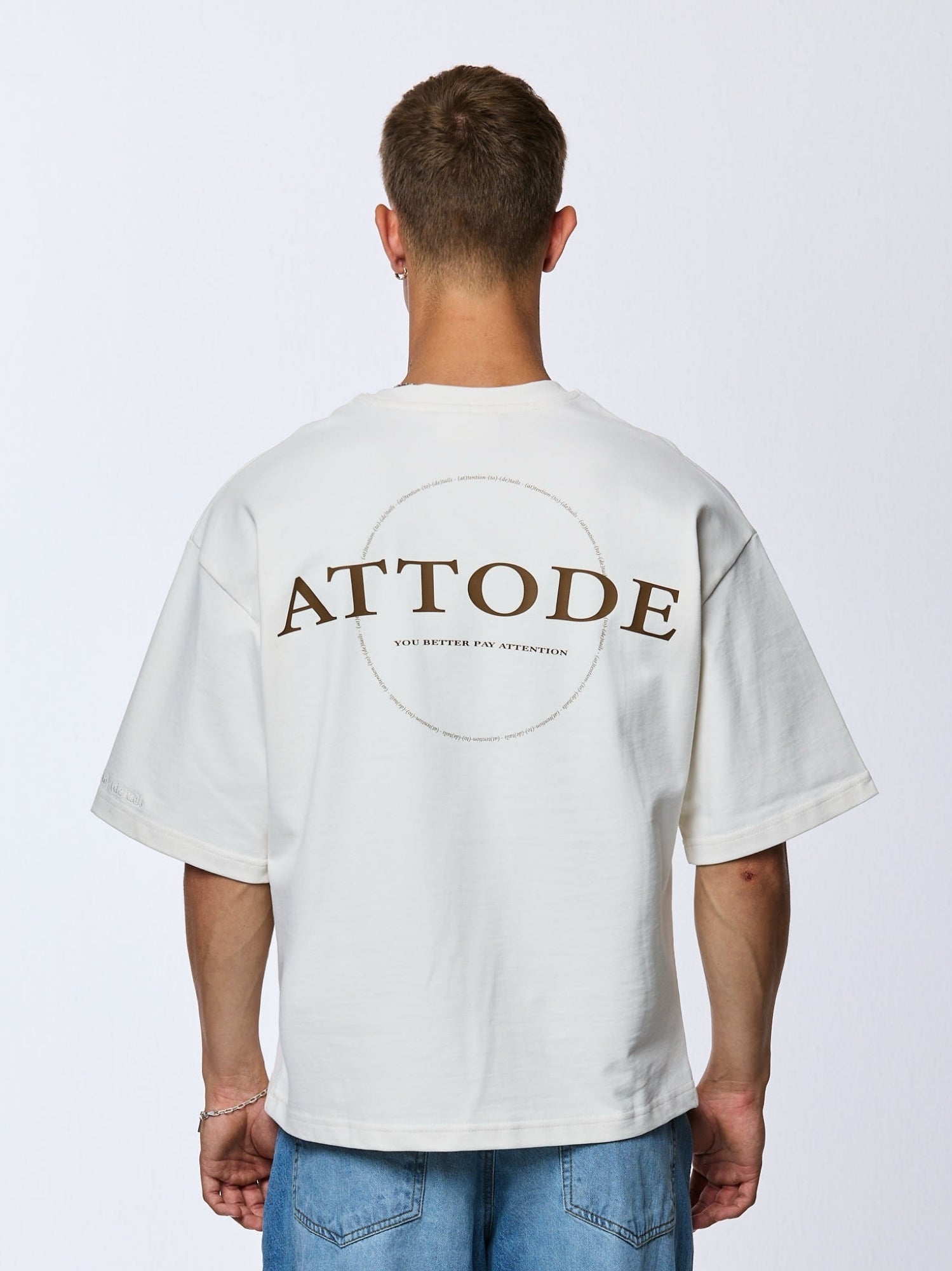 Signature T-shirt Off White - ATTODE