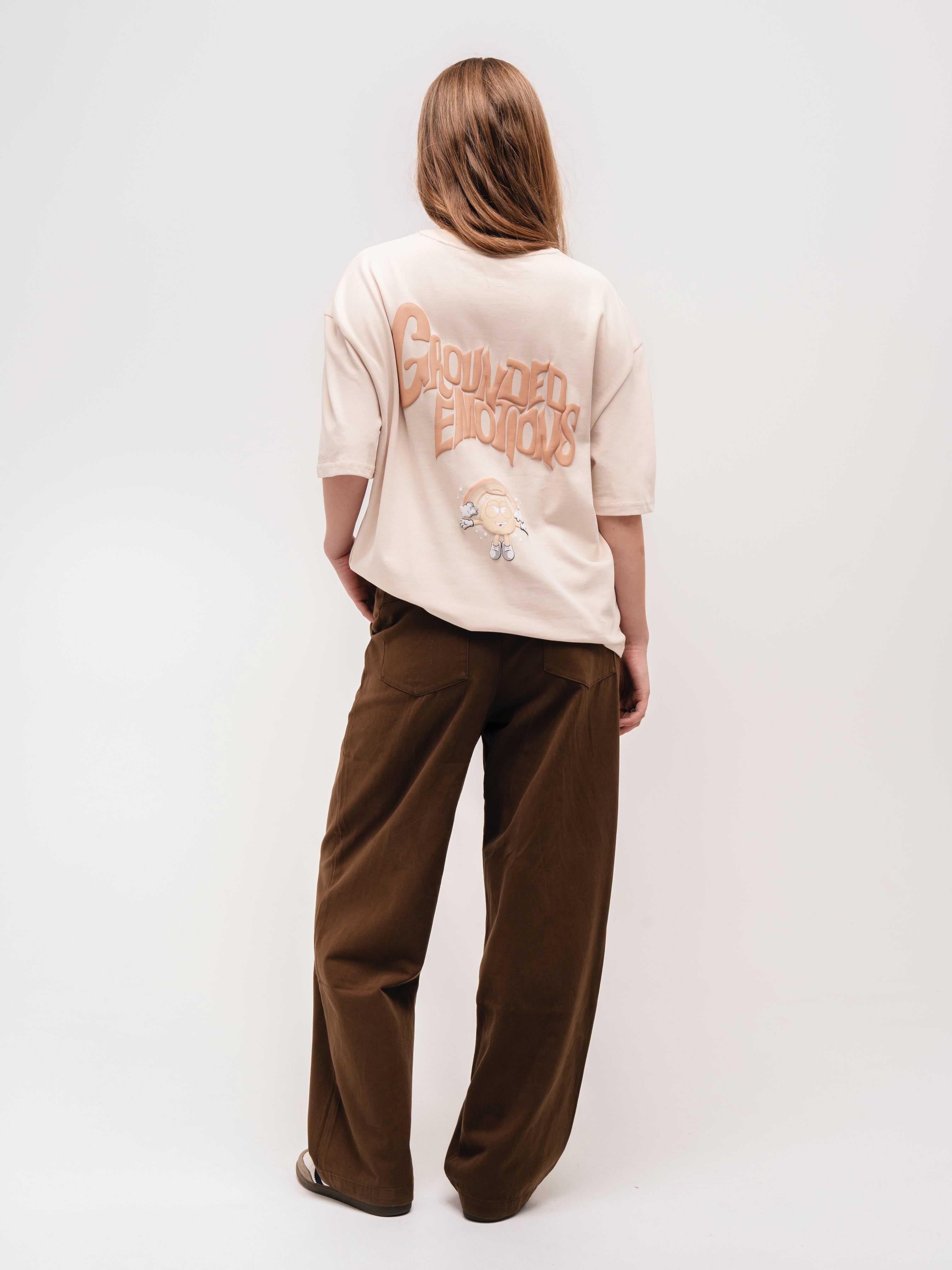 WIDE LEG TROUSERS BROWN - ATTODE