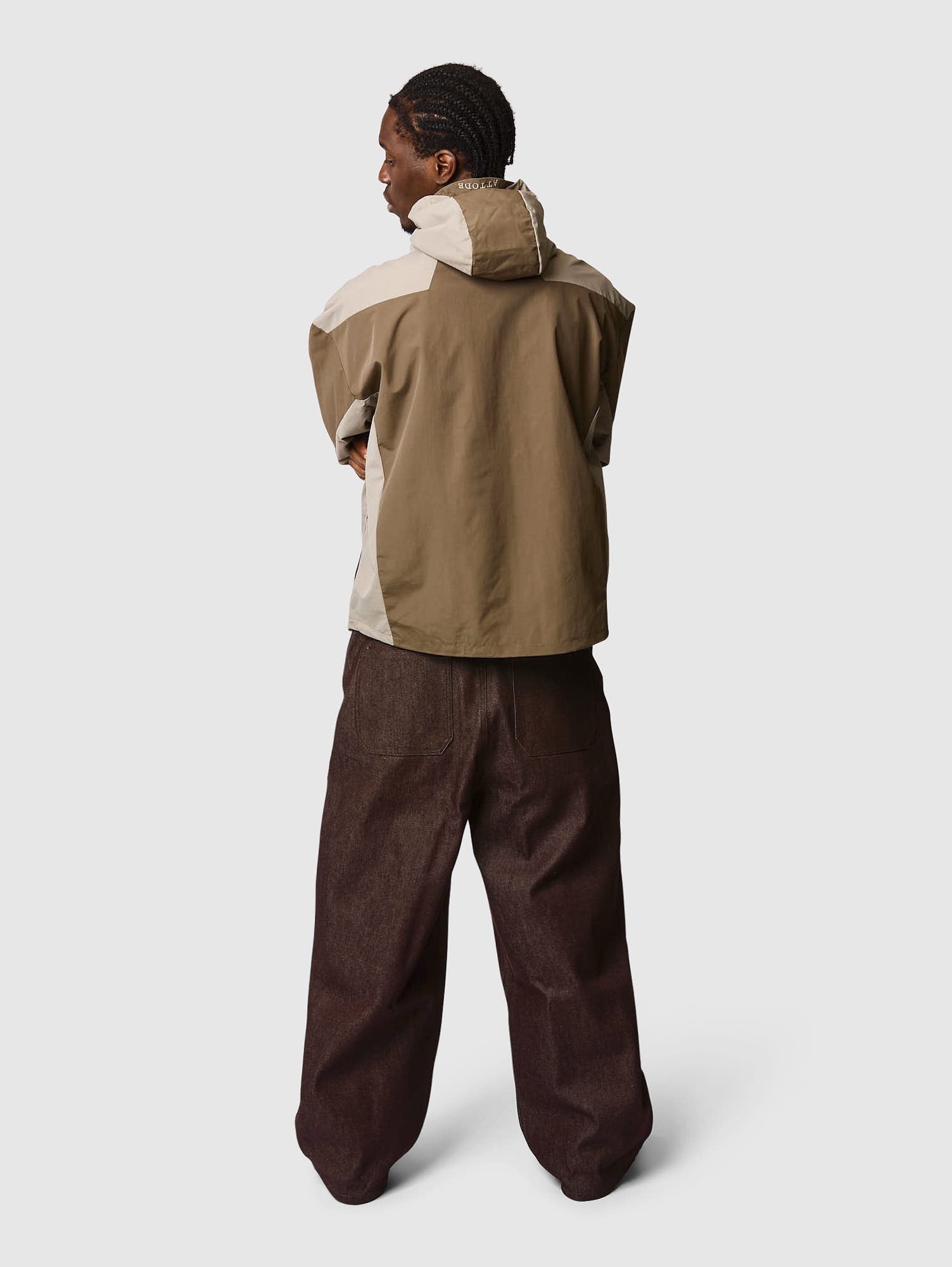 Windbreaker Brown/Sand - ATTODE