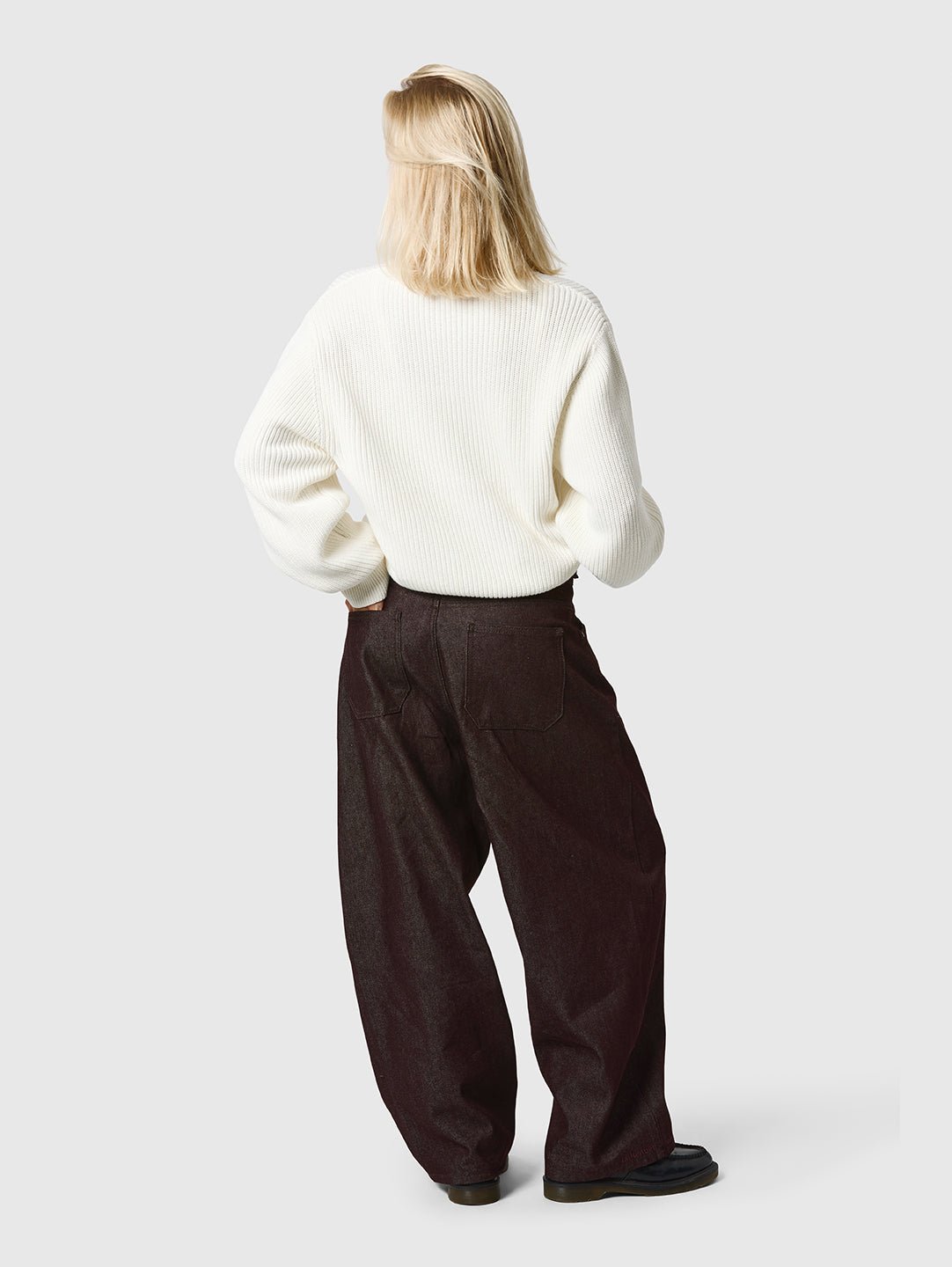 Zip Knit Bone White - ATTODE