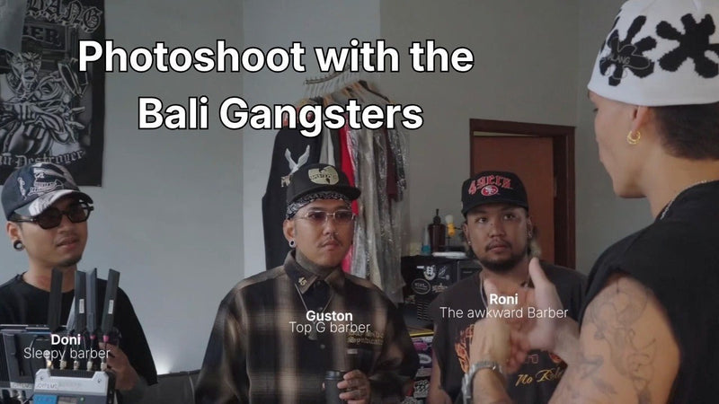 Come with us on a shoot in a Bali barbershop - ATTODE 
