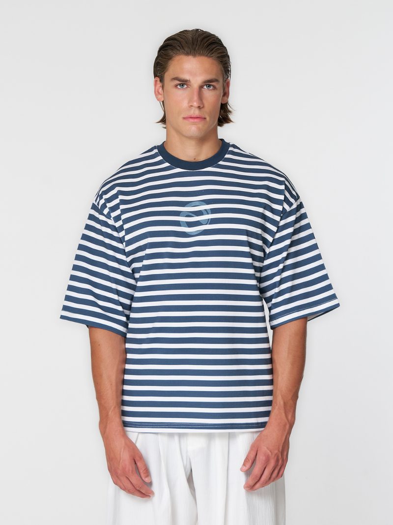 Striped T-Shirt Navy/White