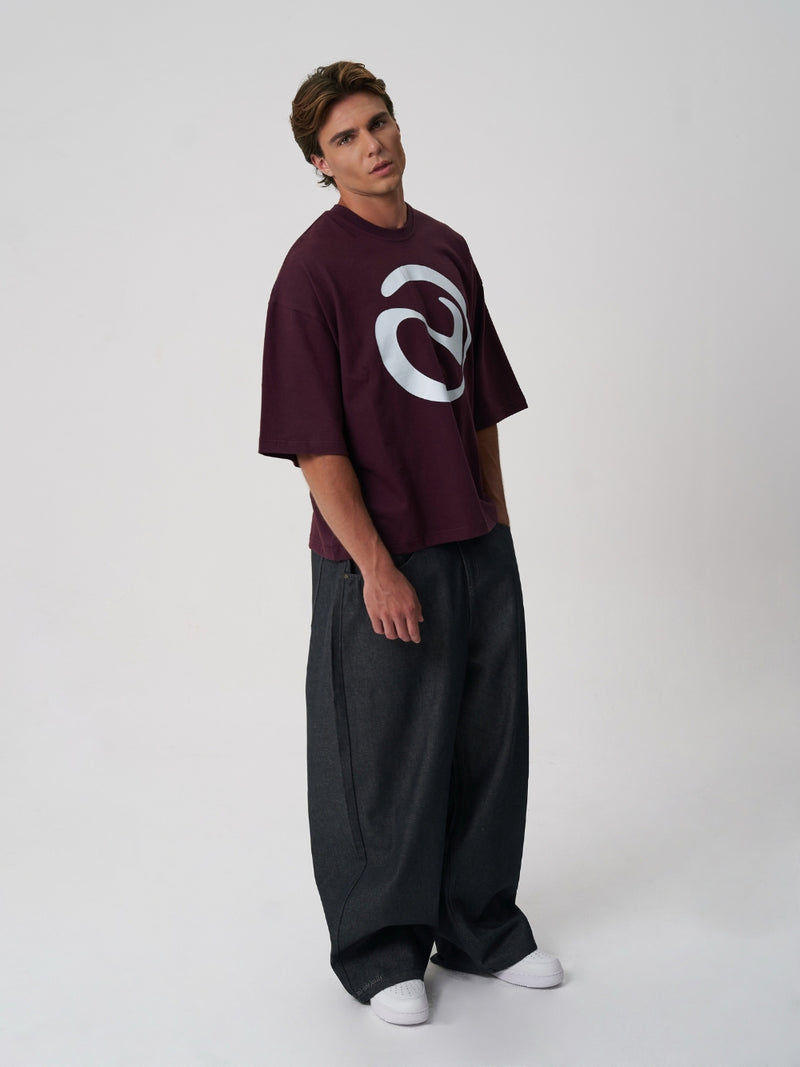 Logo T-shirt Burgundy