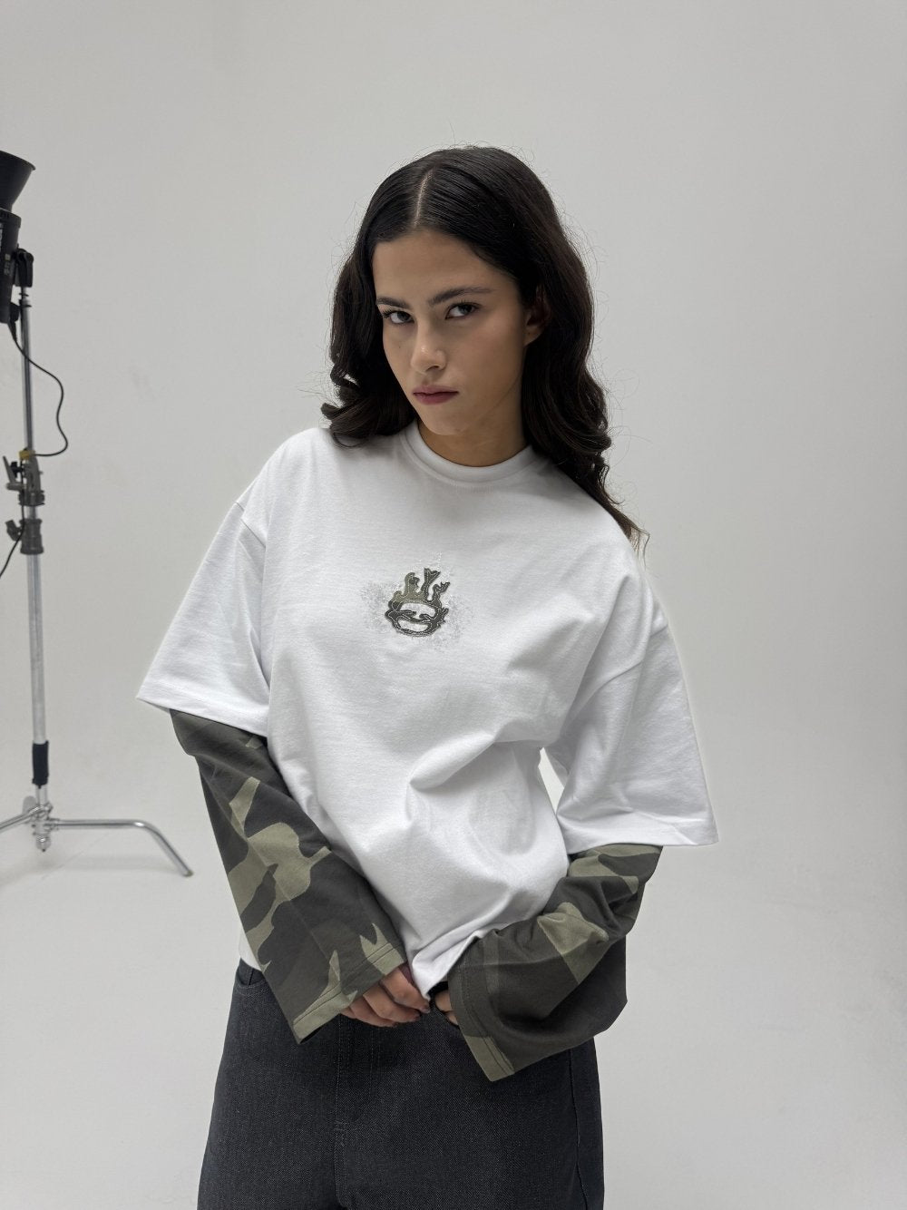 Layered Long Sleeve Camo