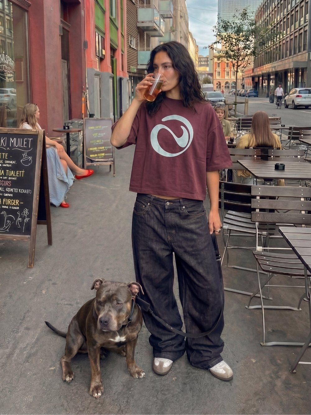 Logo T-shirt Burgundy