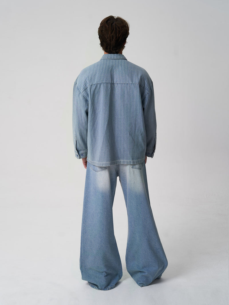 Hickory Denim Shirt Blue