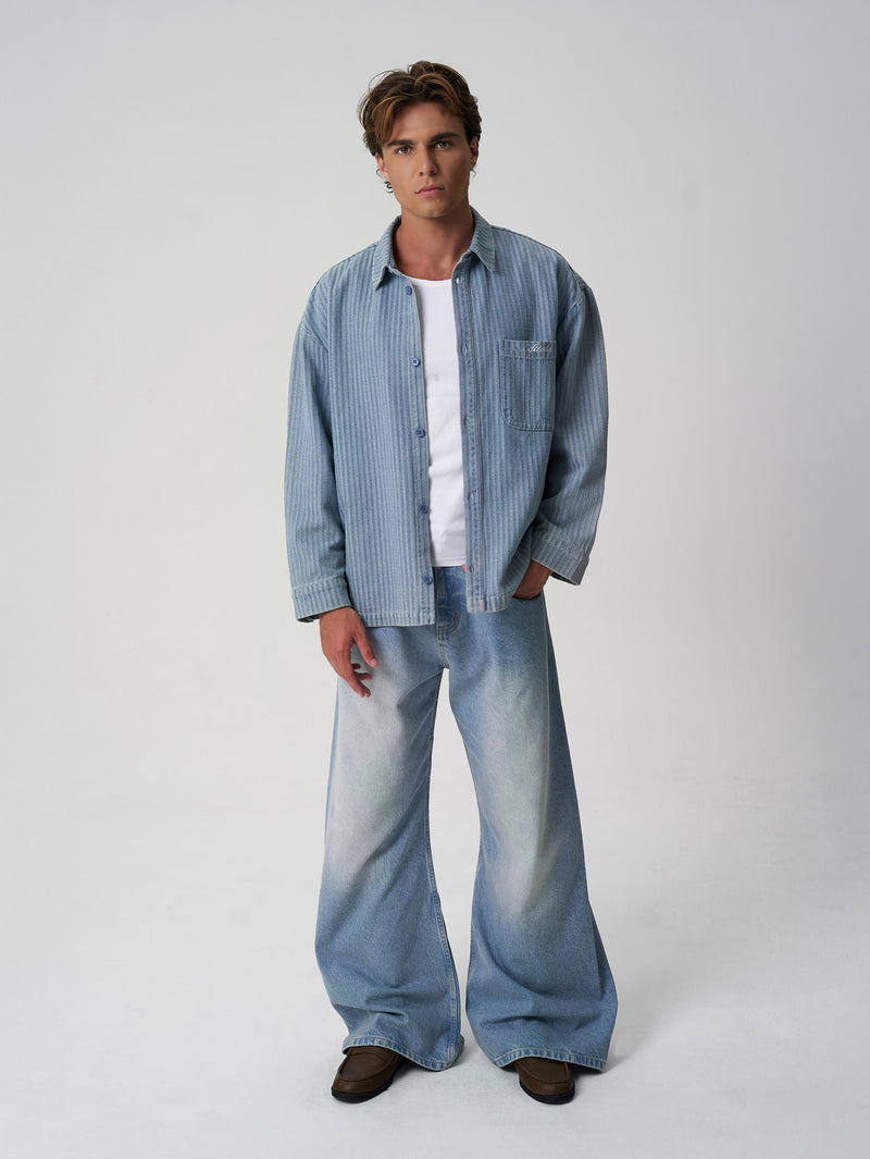 Hickory Denim Shirt Blue