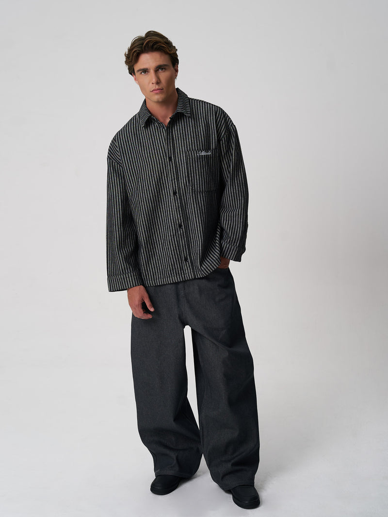 Hickory Denim Shirt Black