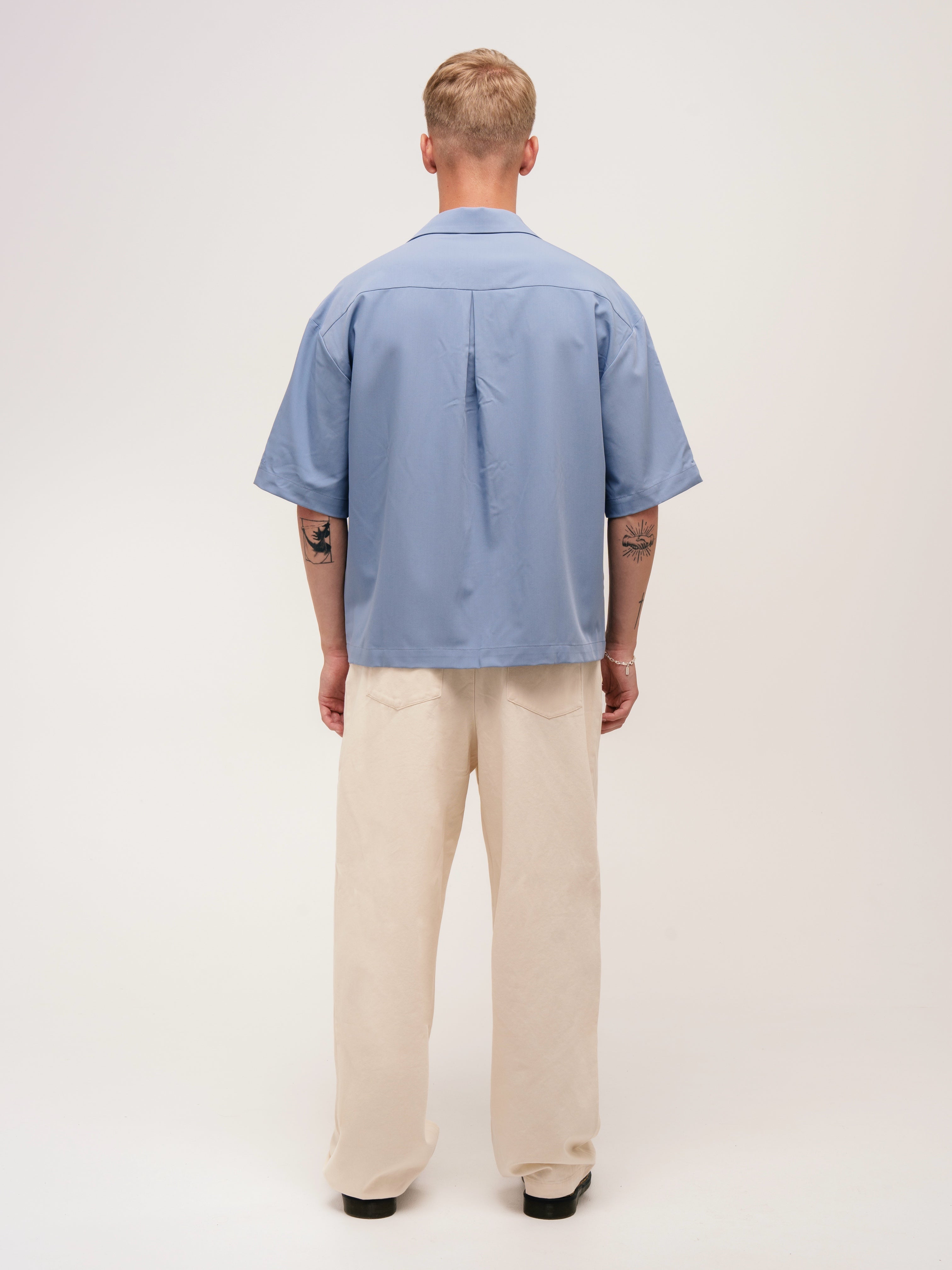BOXY SHIRT BLUE - ATTODE