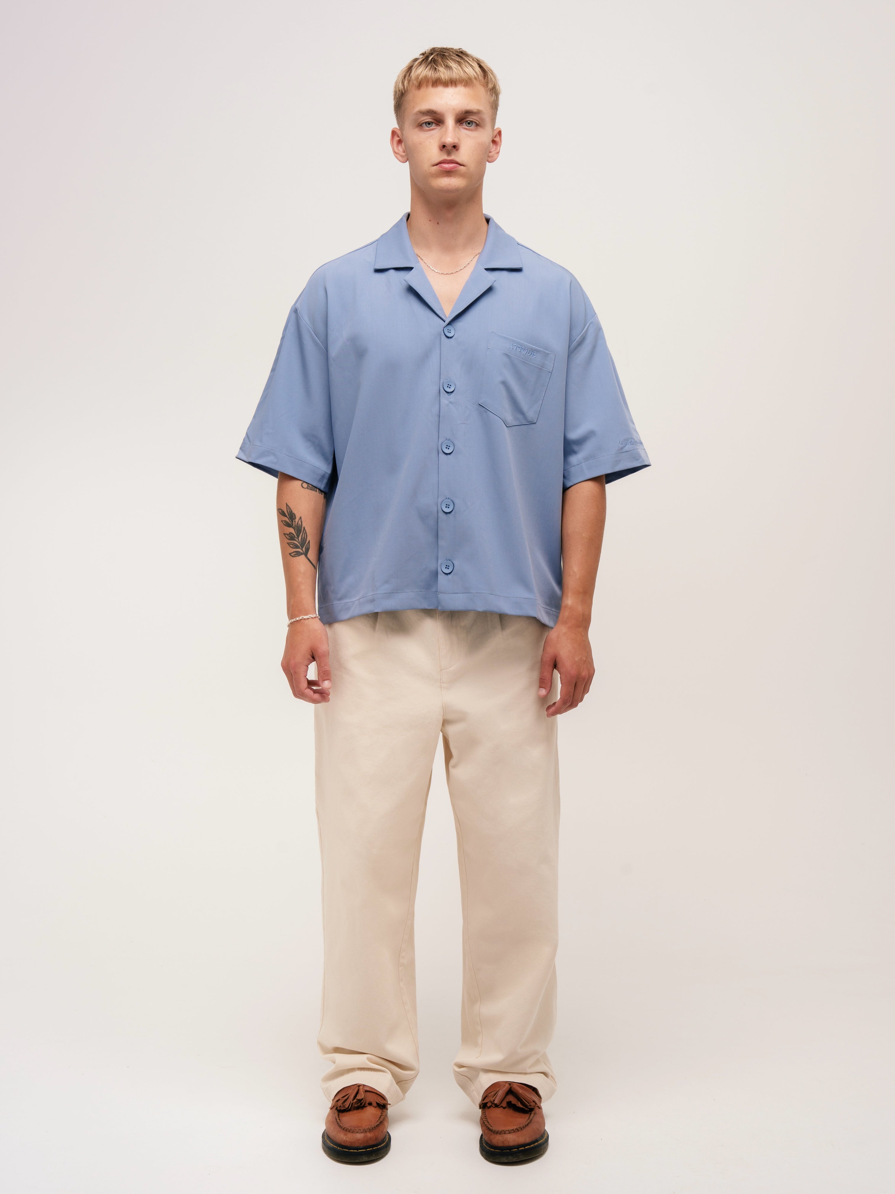 BOXY SHIRT BLUE - ATTODE