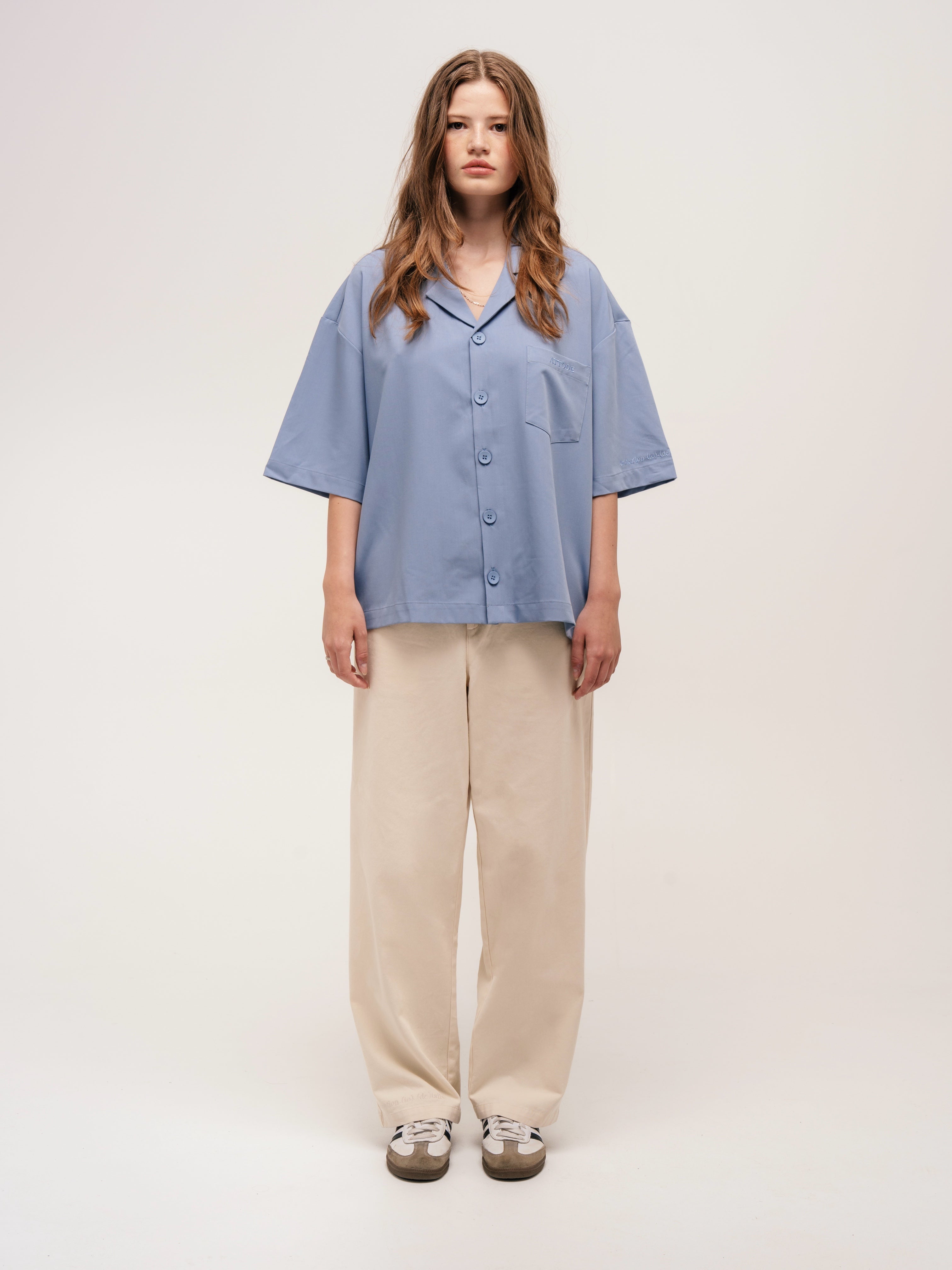 BOXY SHIRT BLUE - ATTODE