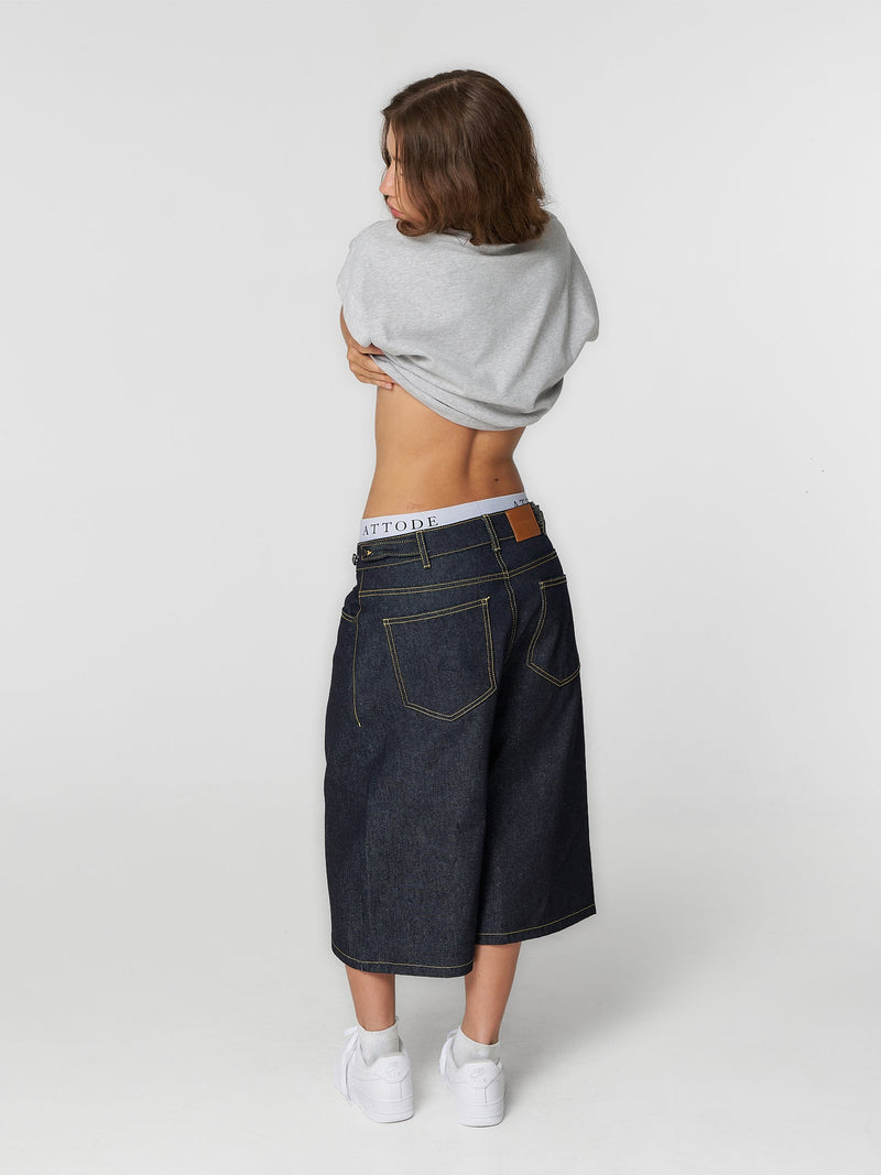 Cut Off T-Shirt Grey Marl - ATTODE