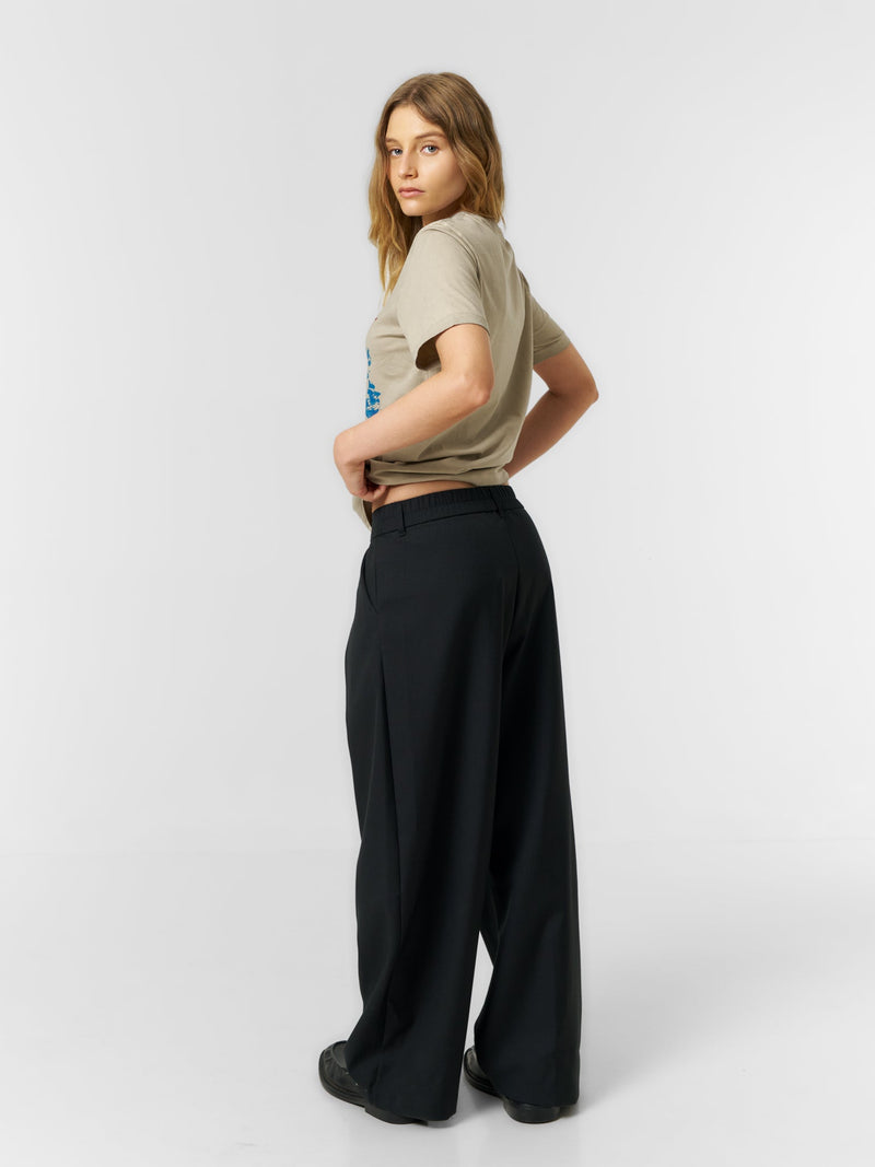 Fitted Vintage T-shirt Washed Sand - ATTODE