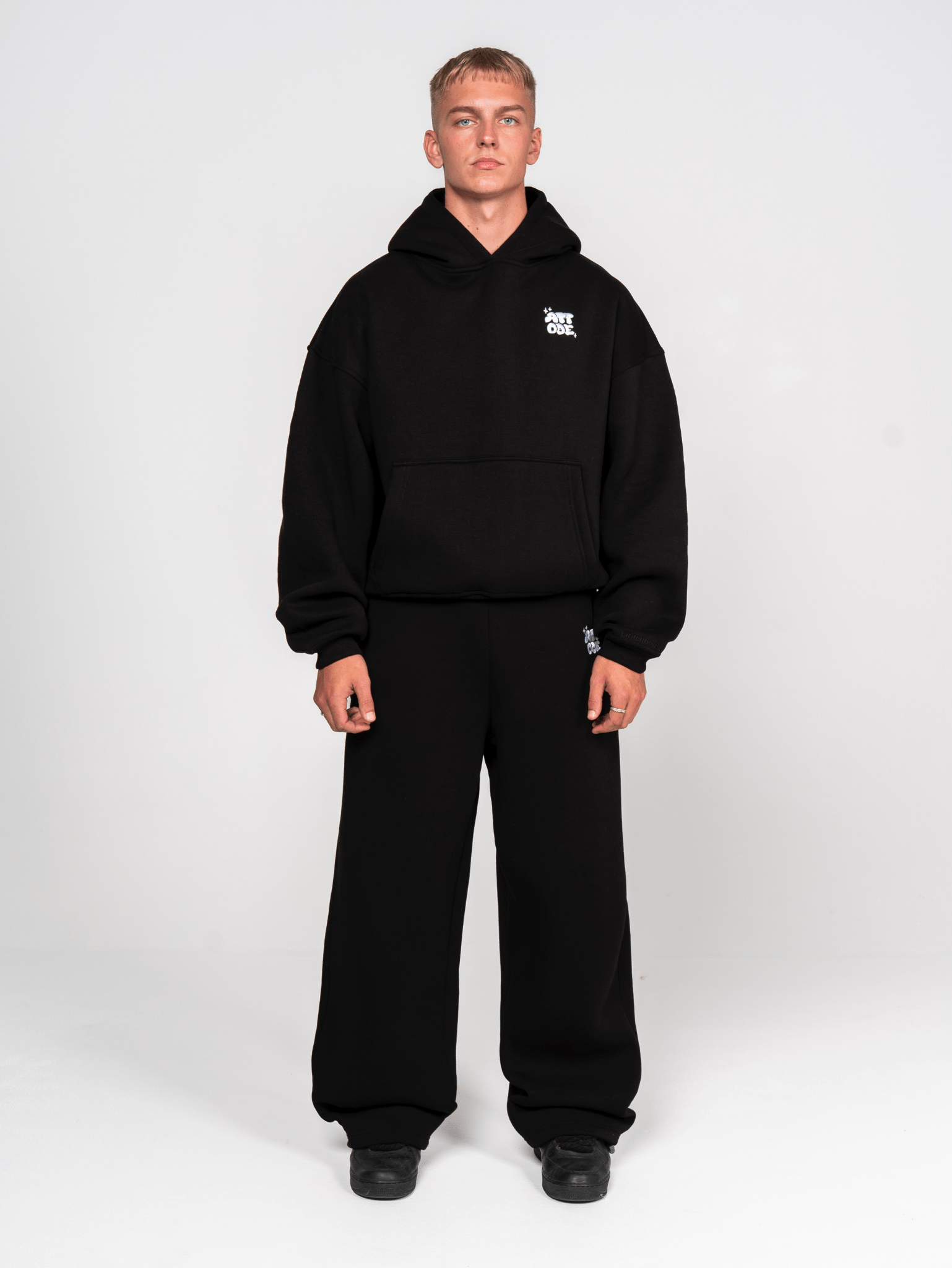Fluff Hoodie Black - ATTODE