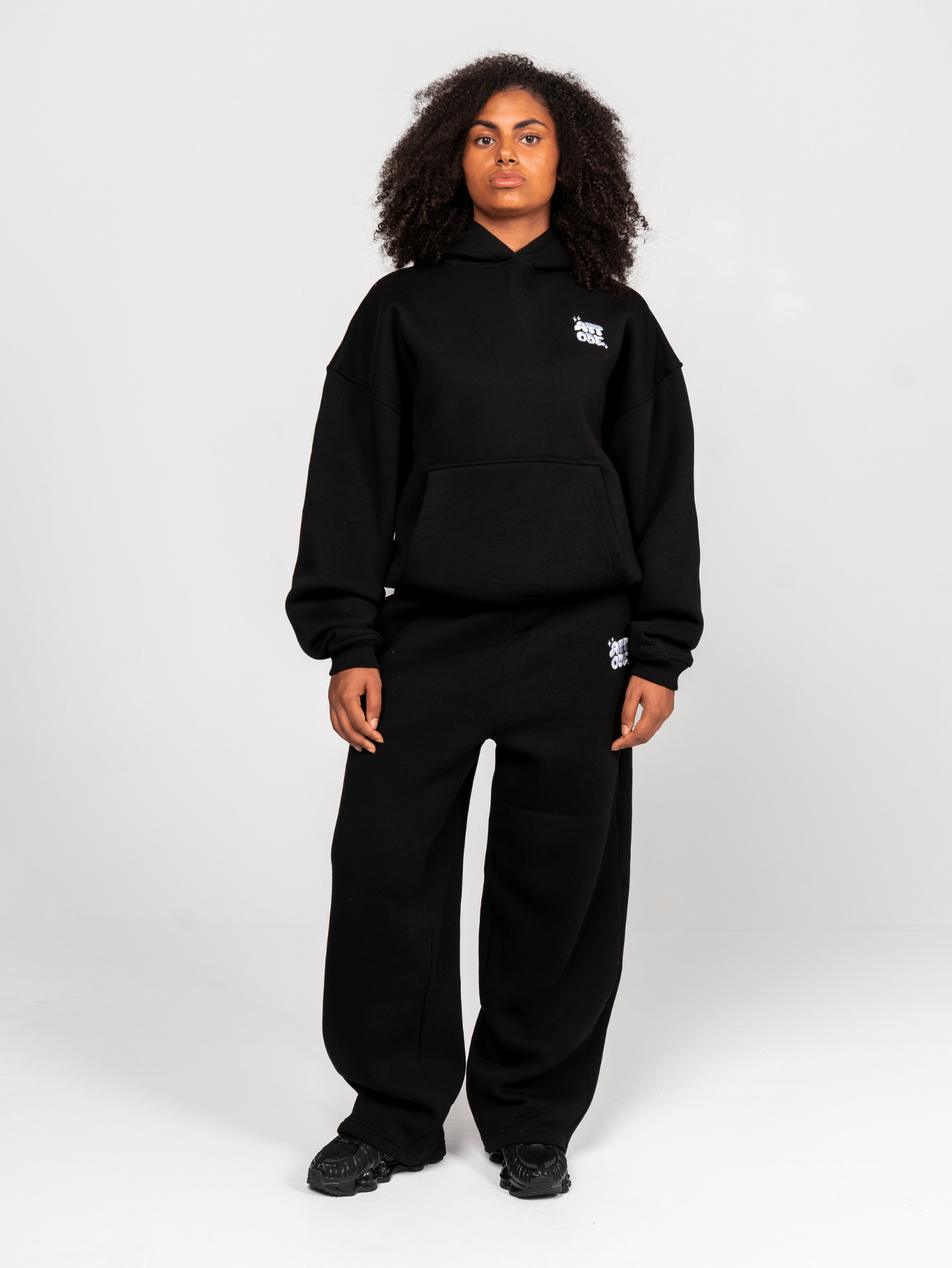 Fluff Hoodie Black - ATTODE