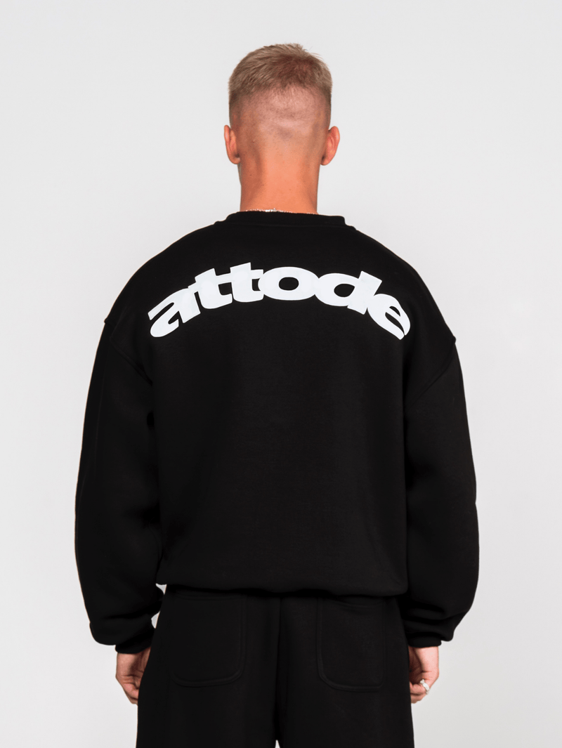 Fluff Sweatshirt Black - ATTODE
