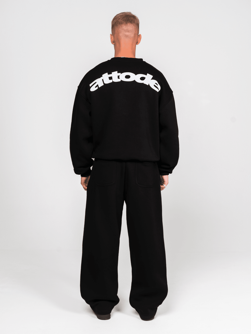 Fluff Sweatshirt Black - ATTODE